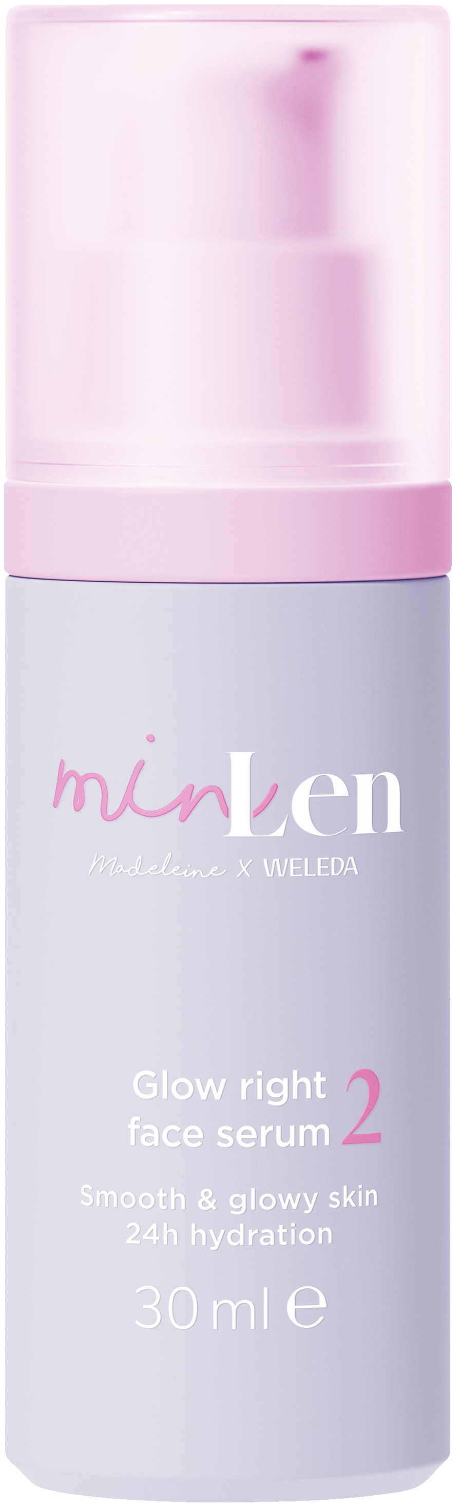 minLen Glow right face serum