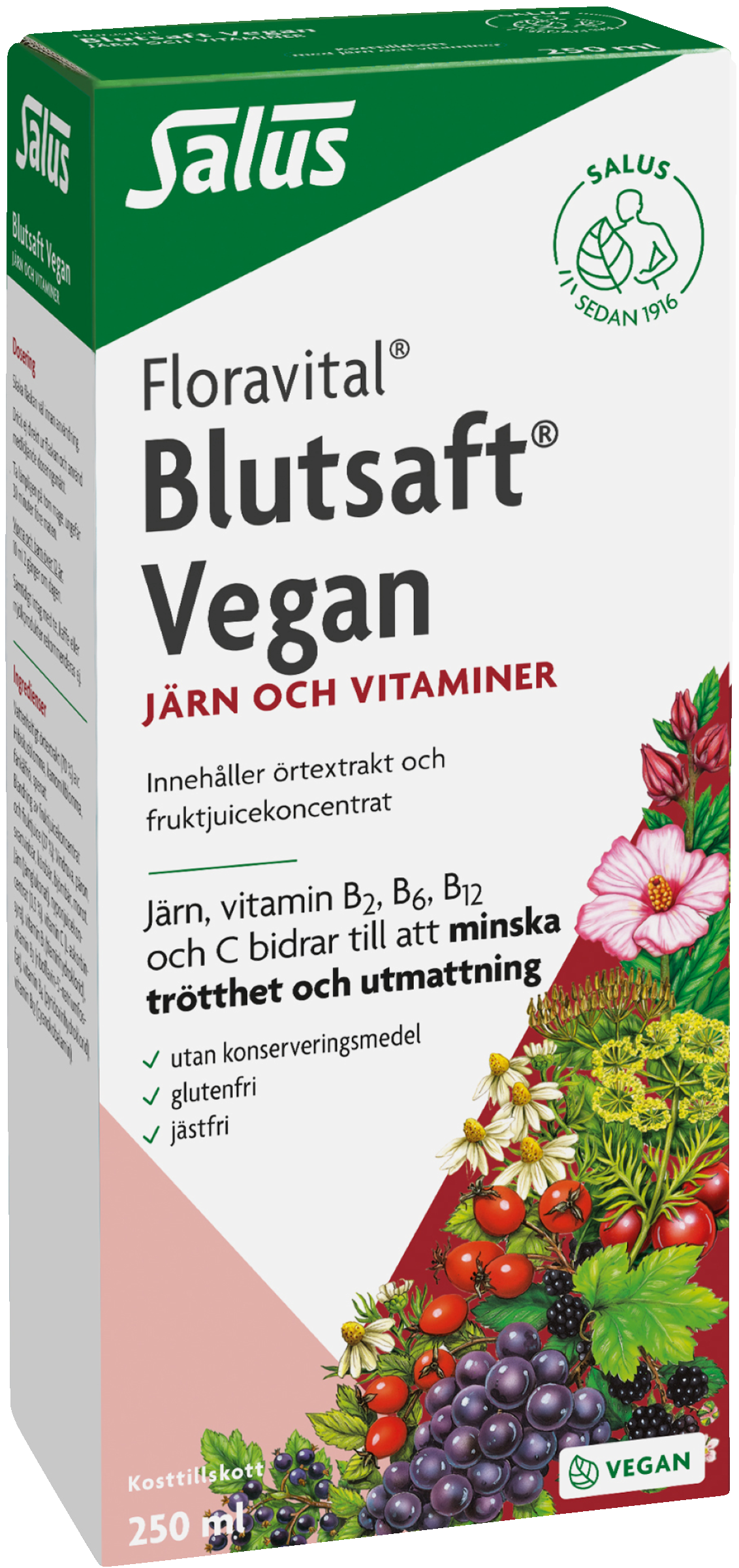Blutsaft Vegan 250 ml | Skönhet och hälsa - Hälsovård | Apoteka