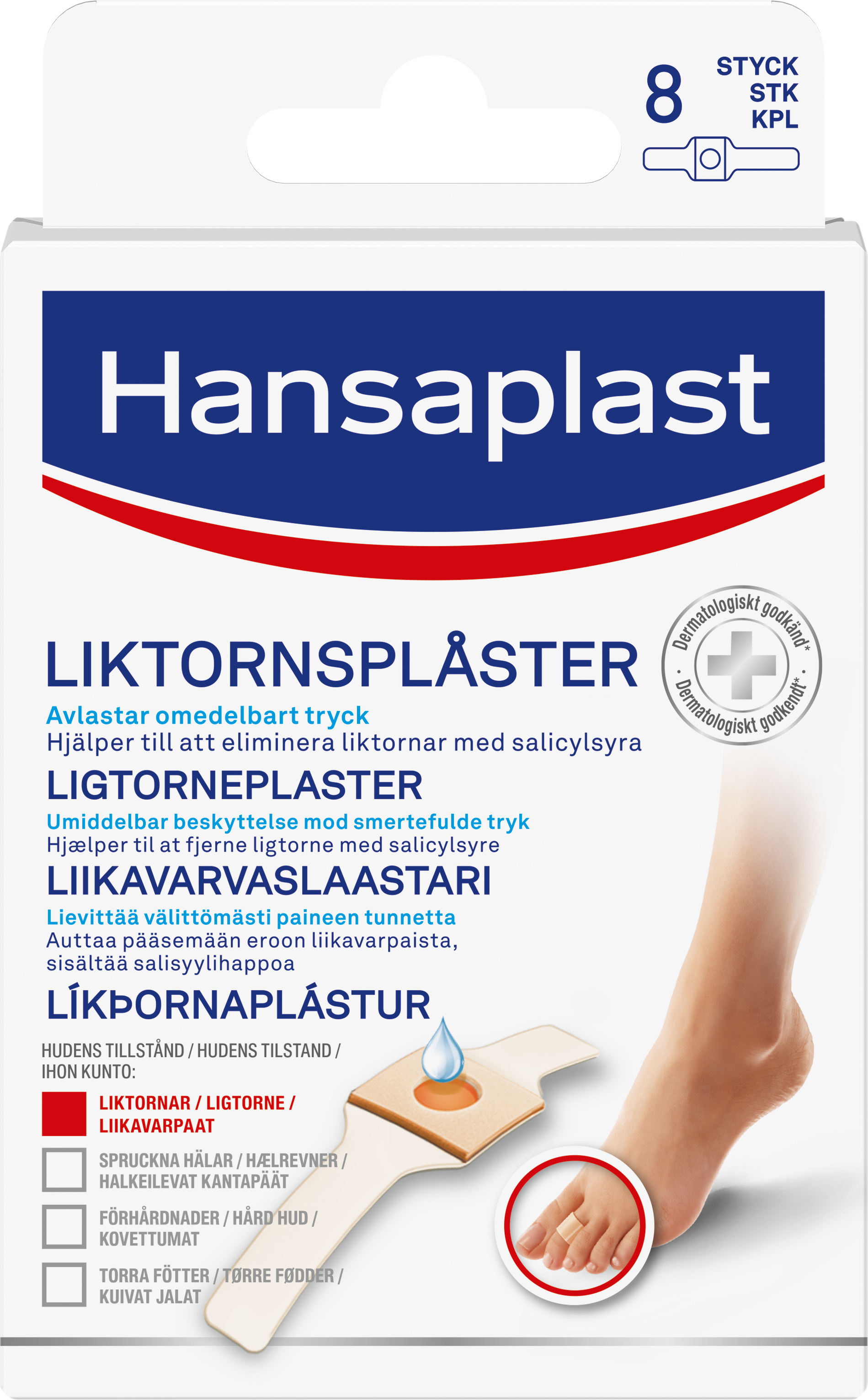 Beiersdorf AB Hansaplast Liktornsplåster 8 st