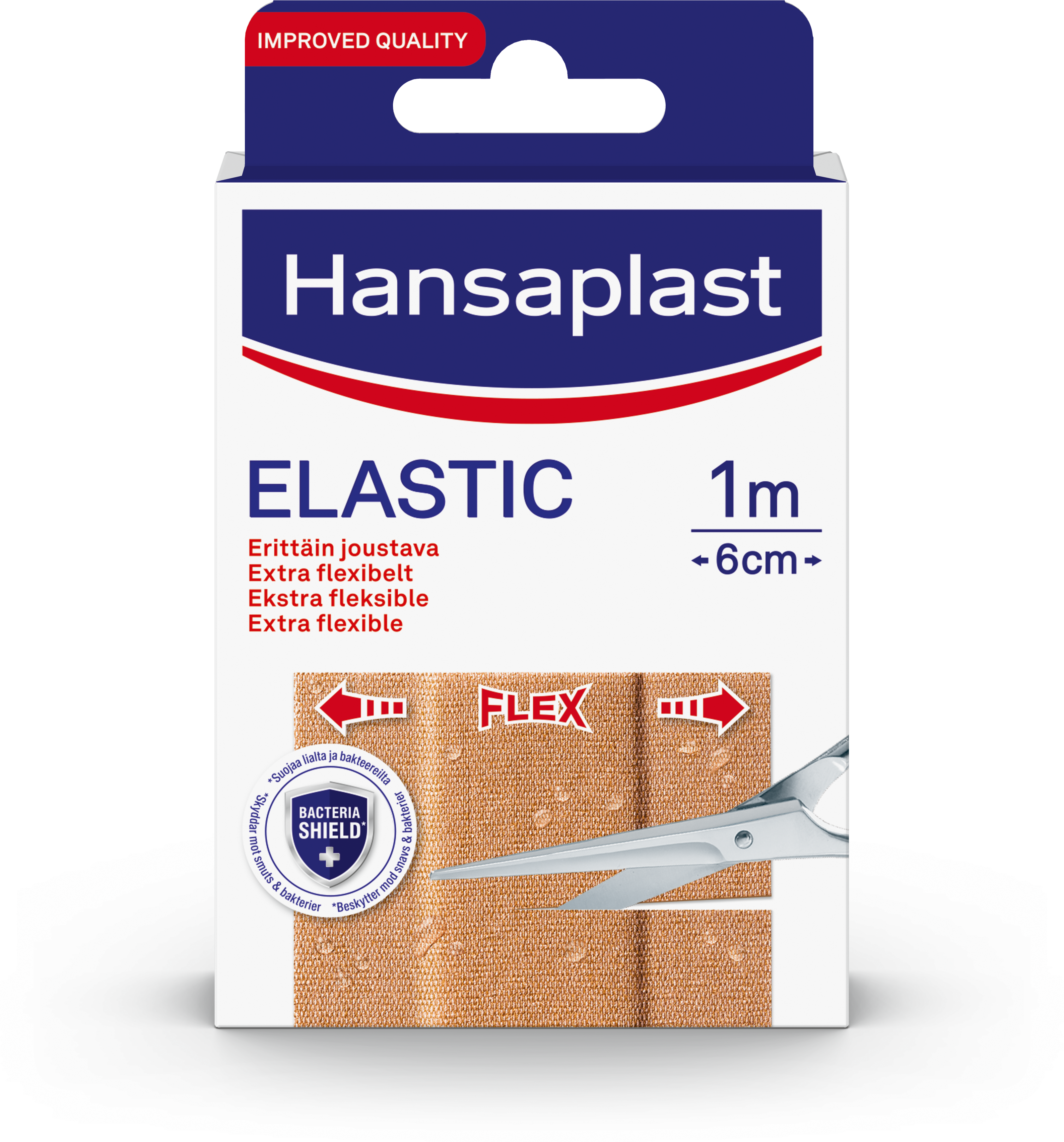 Beiersdorf AB Hansaplast Elastic 1mx6cm 10 st