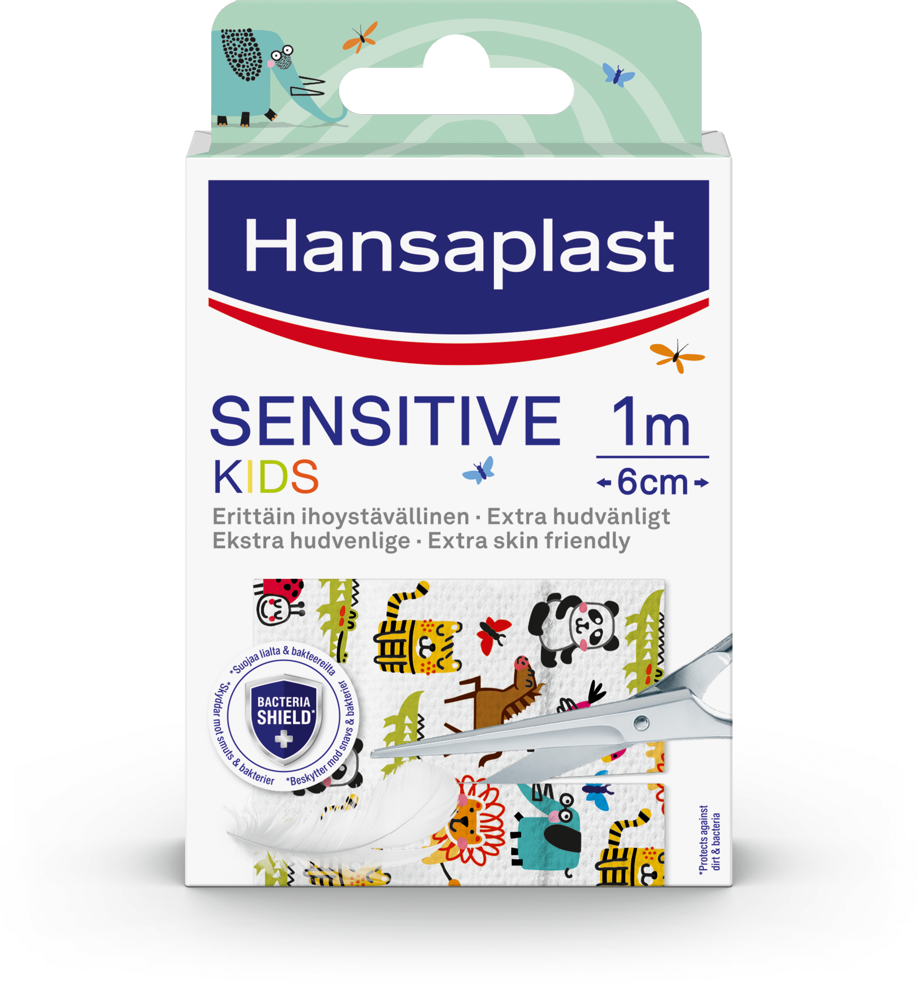 Hansaplast Kids Sensitive Animal 1mx6cm 10 st