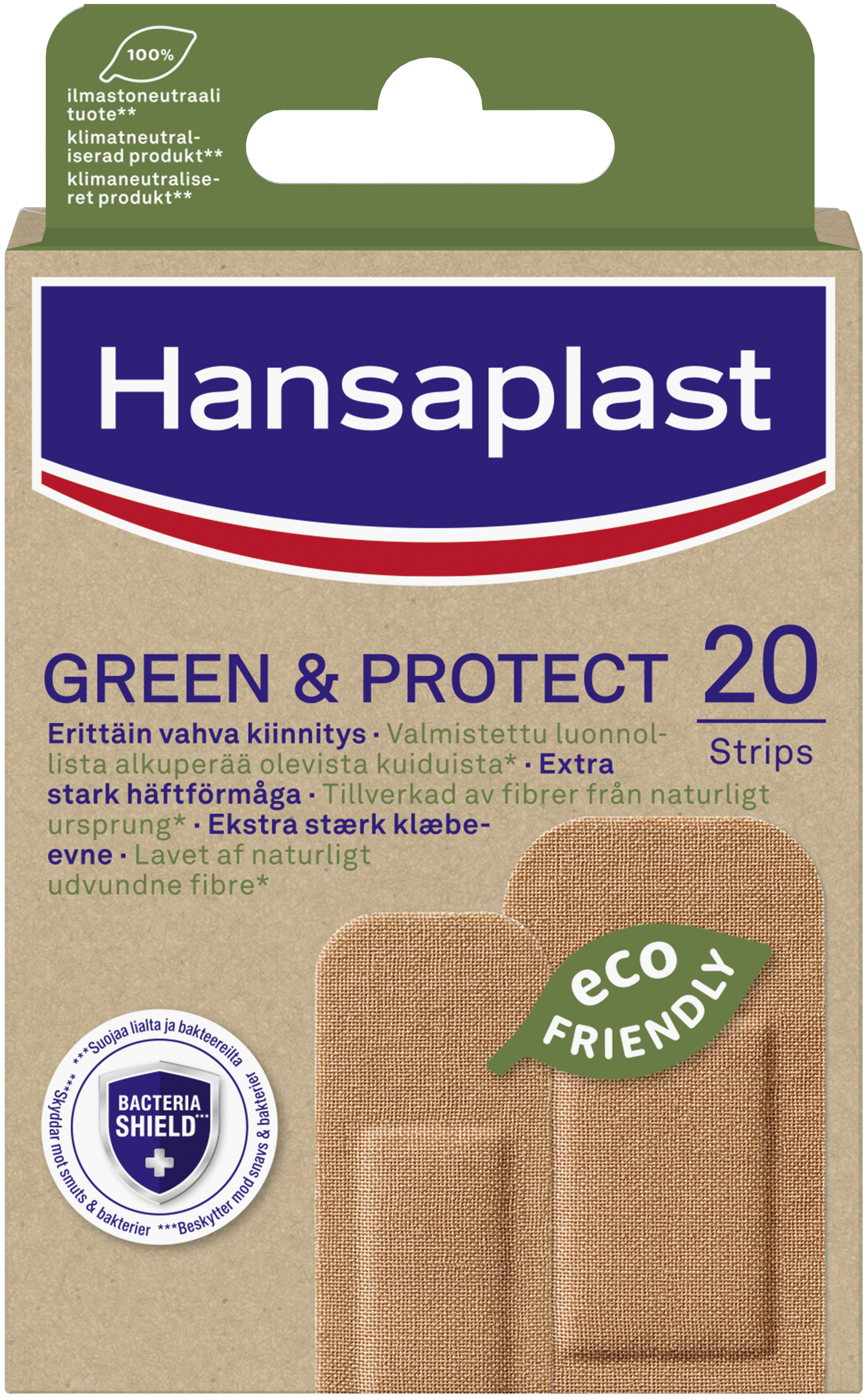 Hansaplast Green & Protect 20 strips 20 st