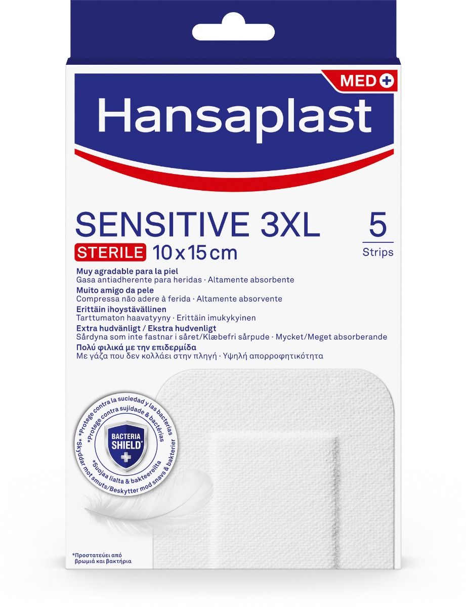 Beiersdorf AB Hansaplast Sensitive 3XL 5 st