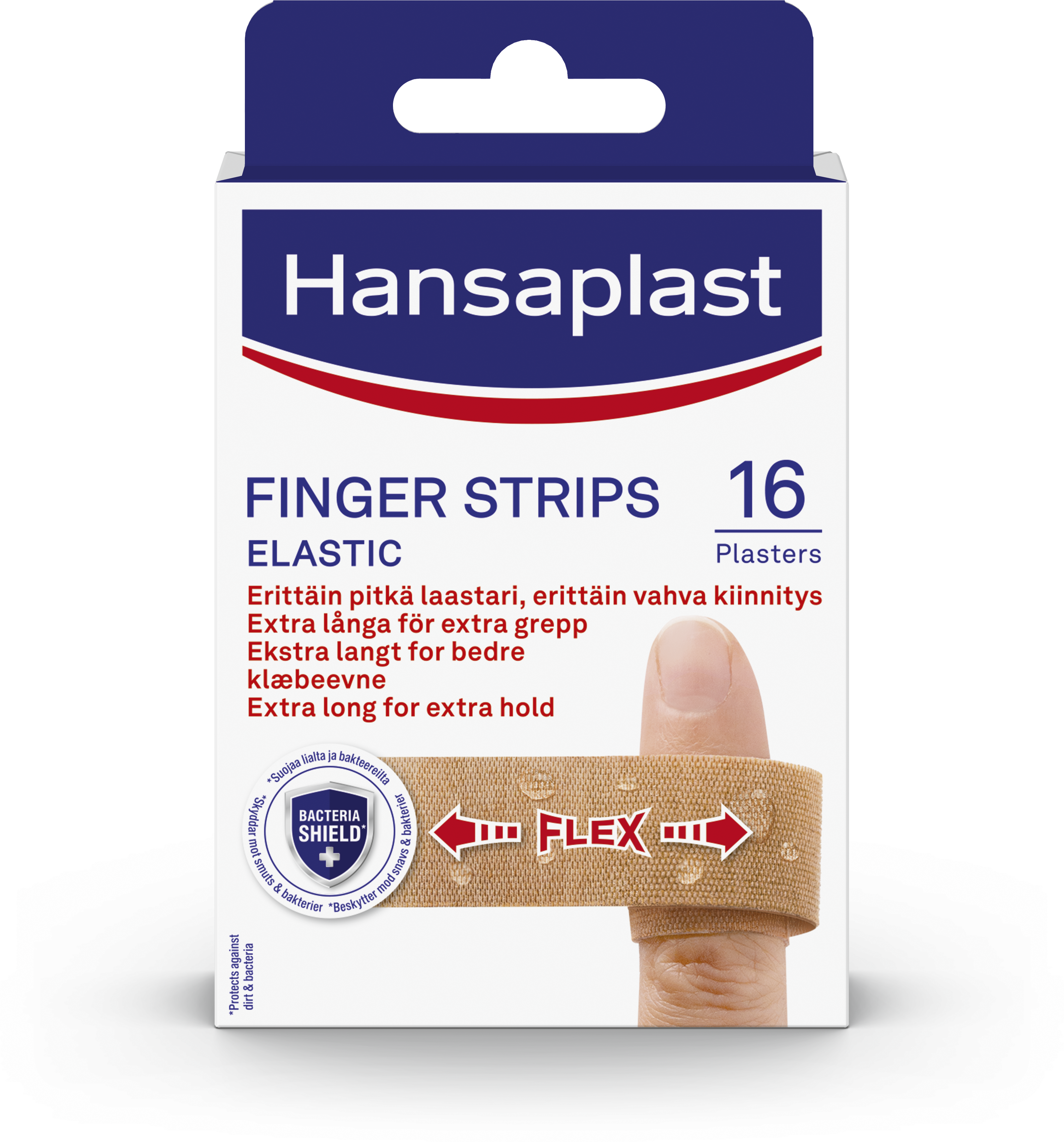 Beiersdorf AB Hansaplast Elastic Finger Strips 16 st