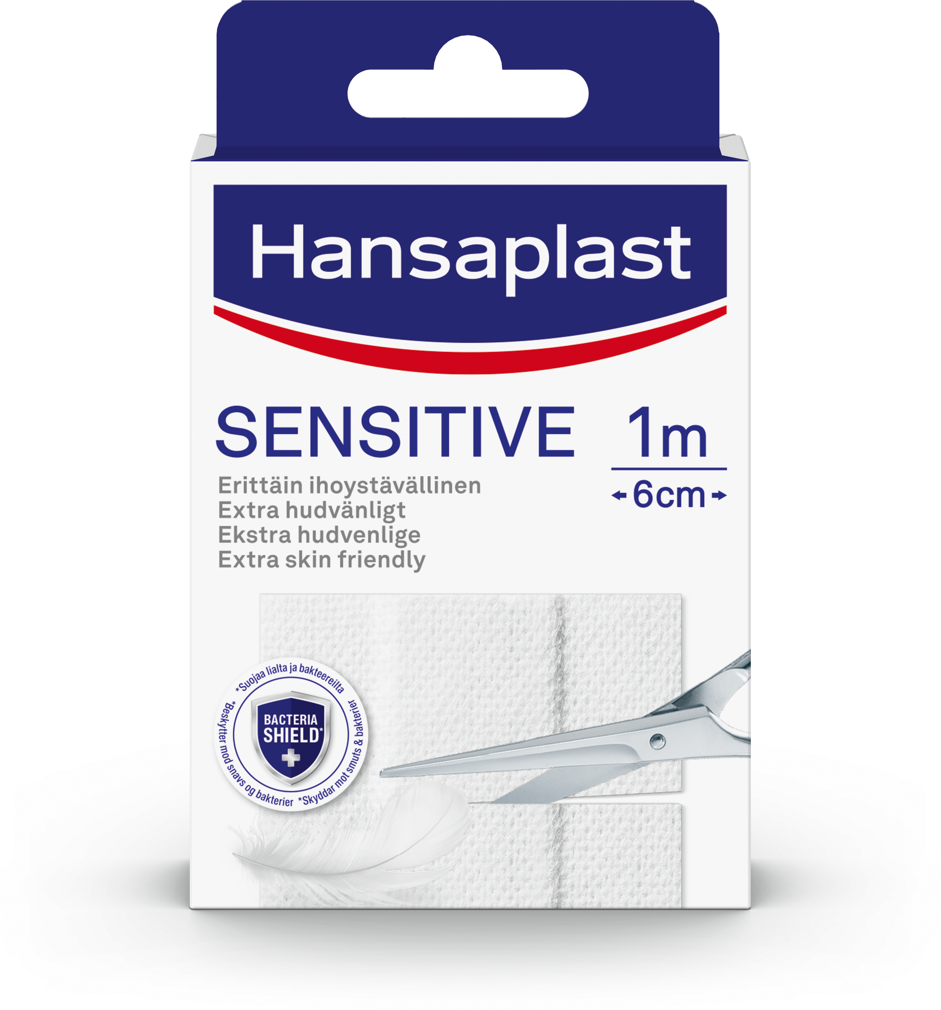 Beiersdorf AB Hansaplast Sensitive 1mx6cm 10 st