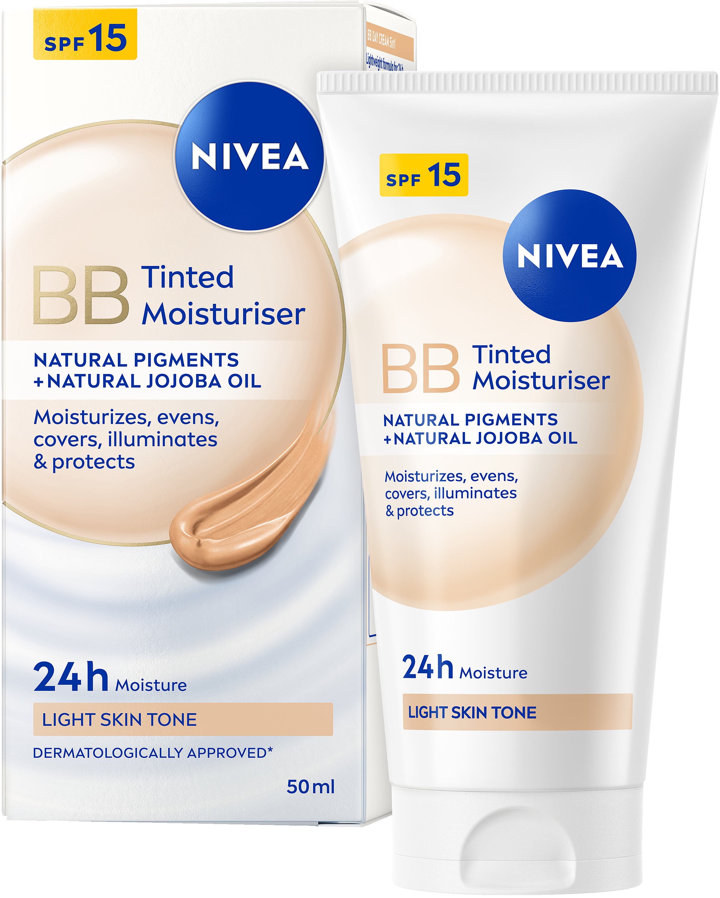 Nivea bb tinted moisturiser spf 15 light