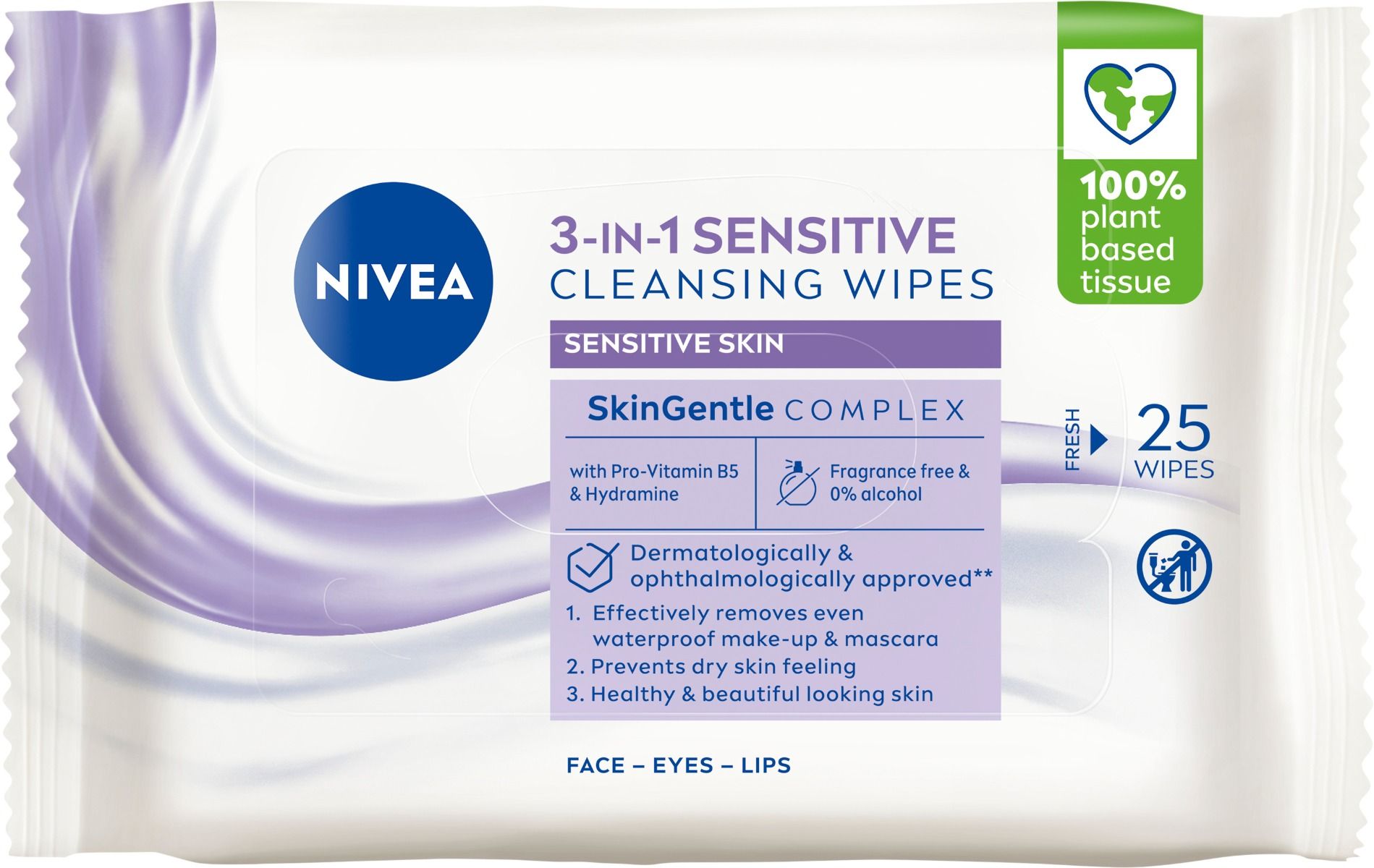 Nivea soothing cleansing wipes