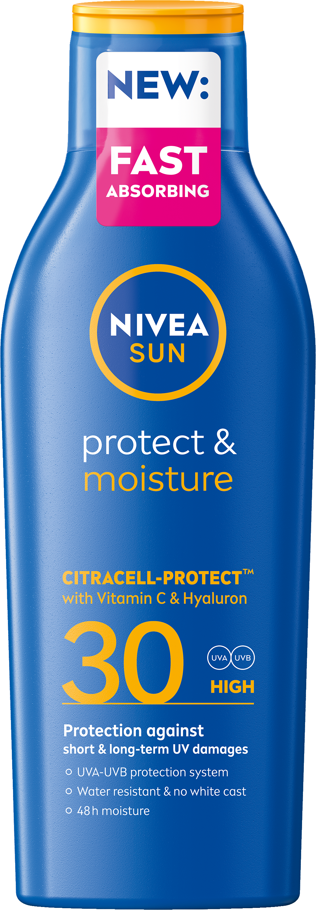 Nivea Sun Protect & Moisture Lotion SPF 30 200 ml | Skönhet och hälsa - Personlig vård - Kosmetika - Hudvård - Solkräm | Apoteka