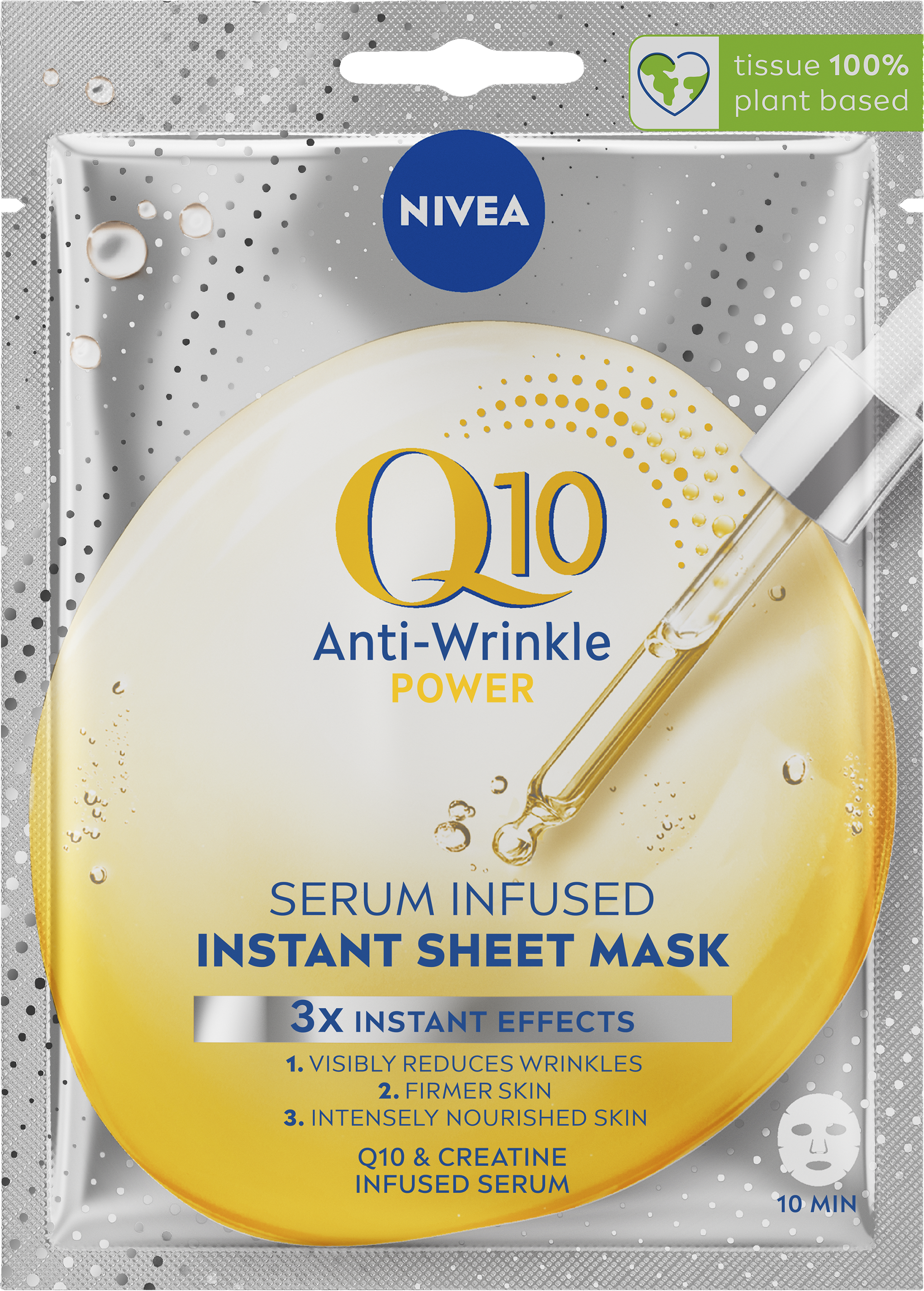 Nivea q10 anti-wrinkle power sheet mask