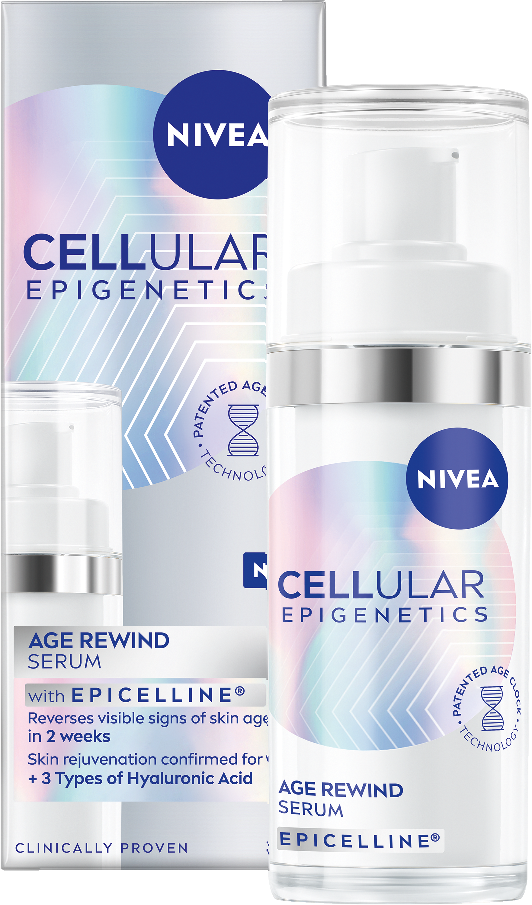 Nivea cellular epigenetics age rewind serum epicelline