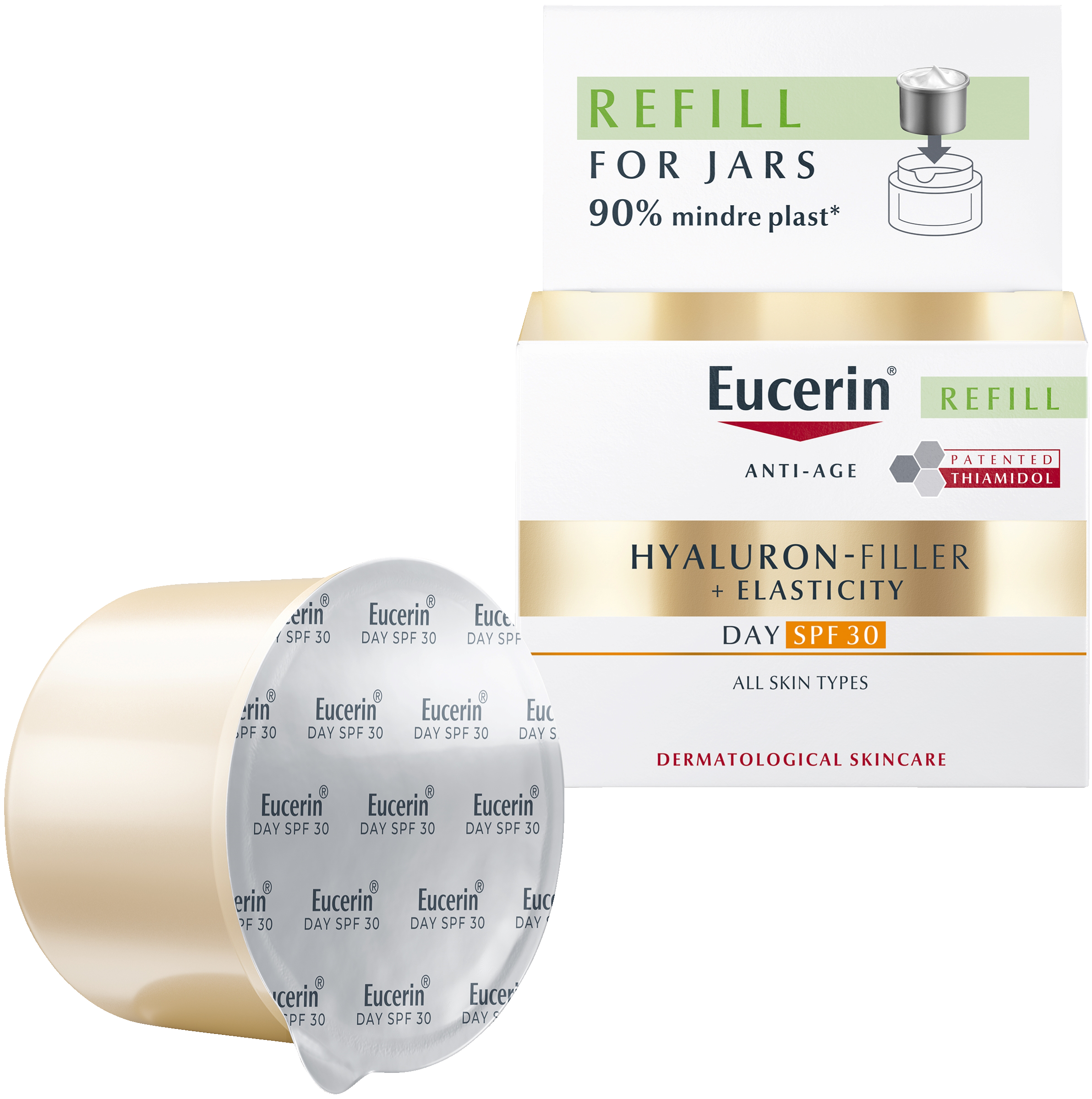 Eucerin Hyaluron-Filler + Elasticity Day Cream SPF30 Refill 50 ml | Skönhet och hälsa - Personlig vård - Kosmetika - Hudvård | Apoteka