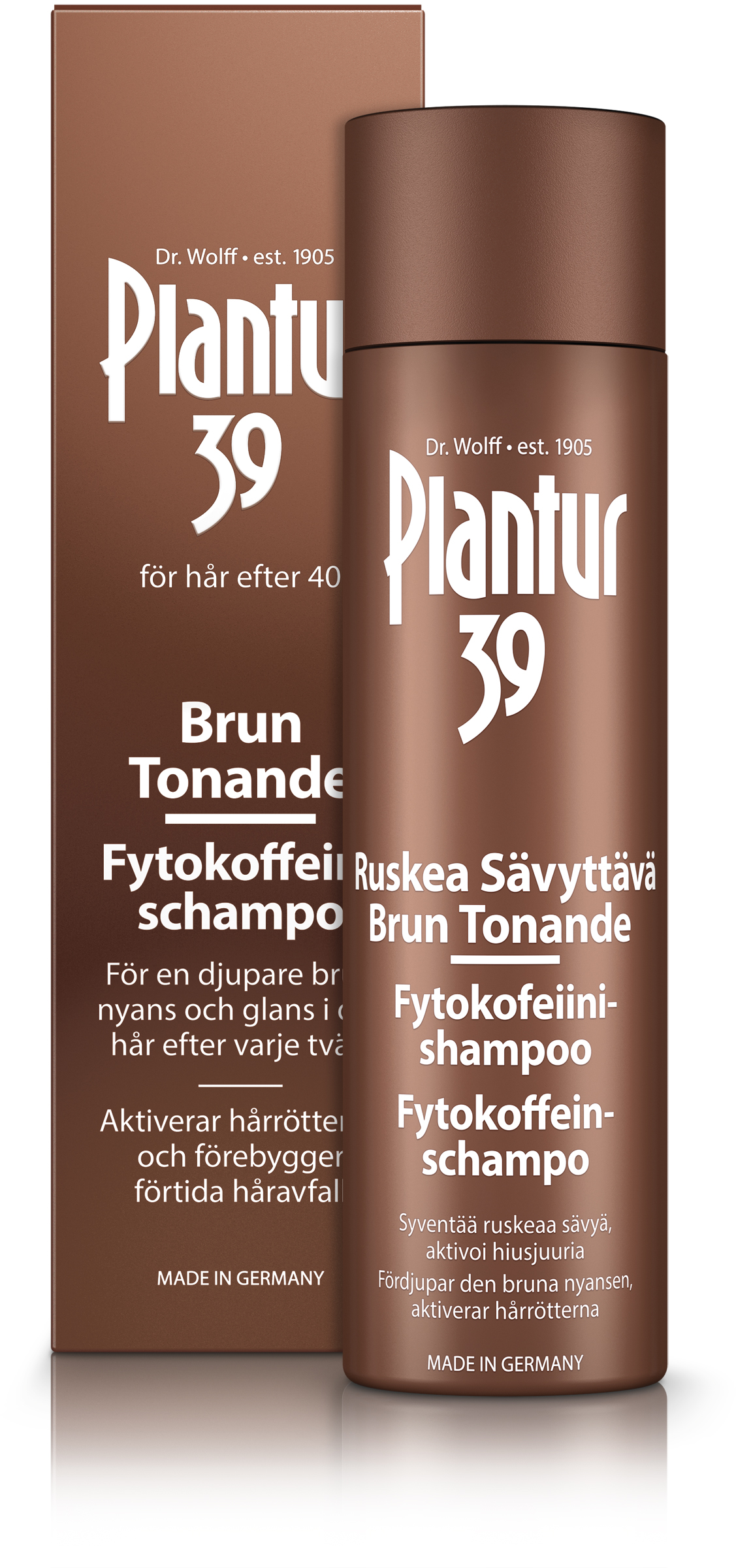 Plantur 39 Fytokoffeinschampo Brun Ton 250 ml