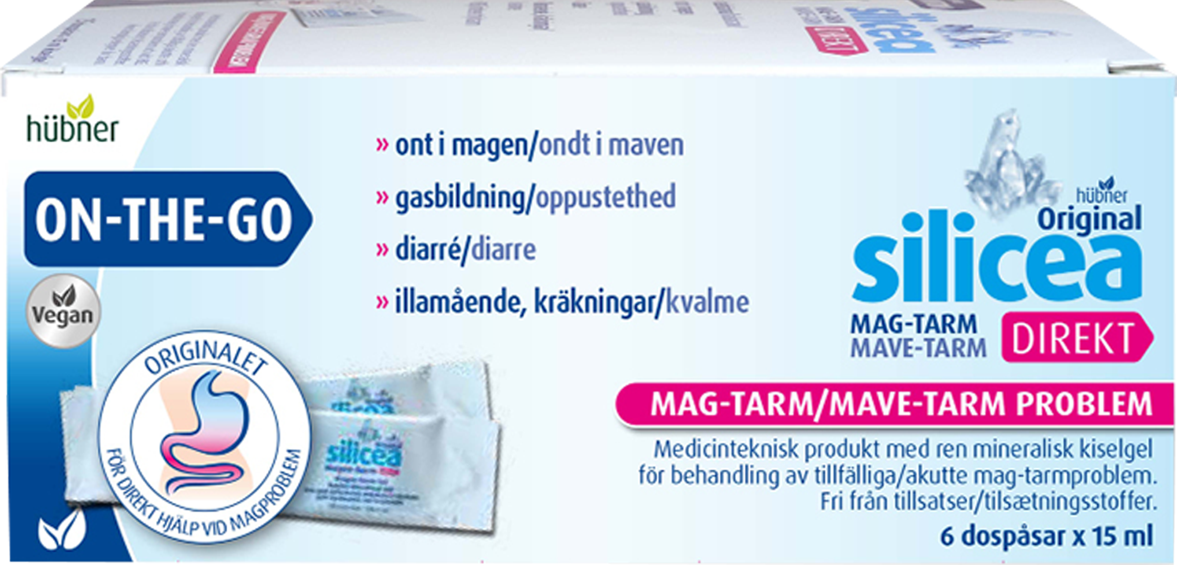 Octean AB Silicea Mag-Tarm OnTheGo 6 st