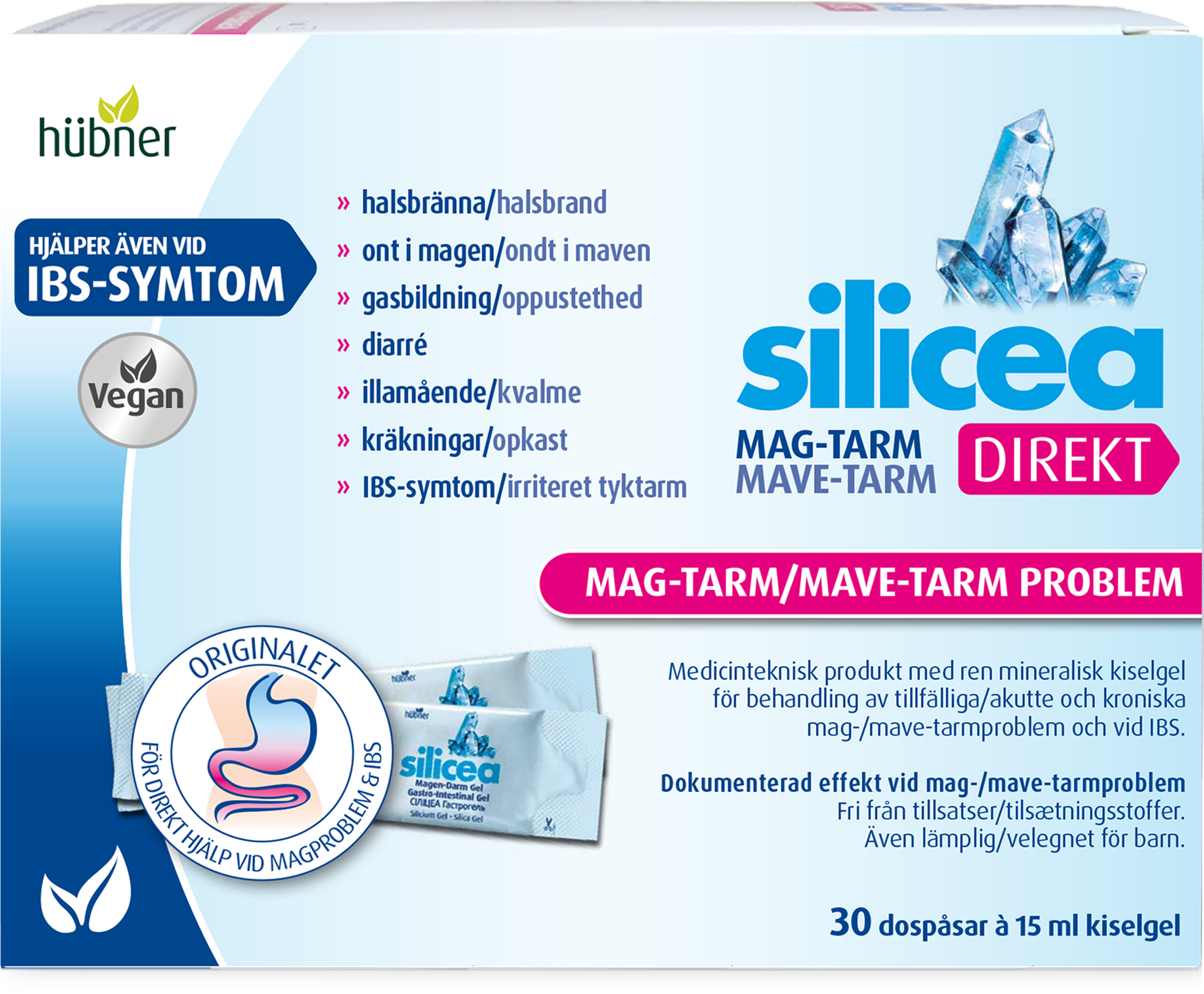 Octean AB Silicea Mag-Tarm Direkt 30 st