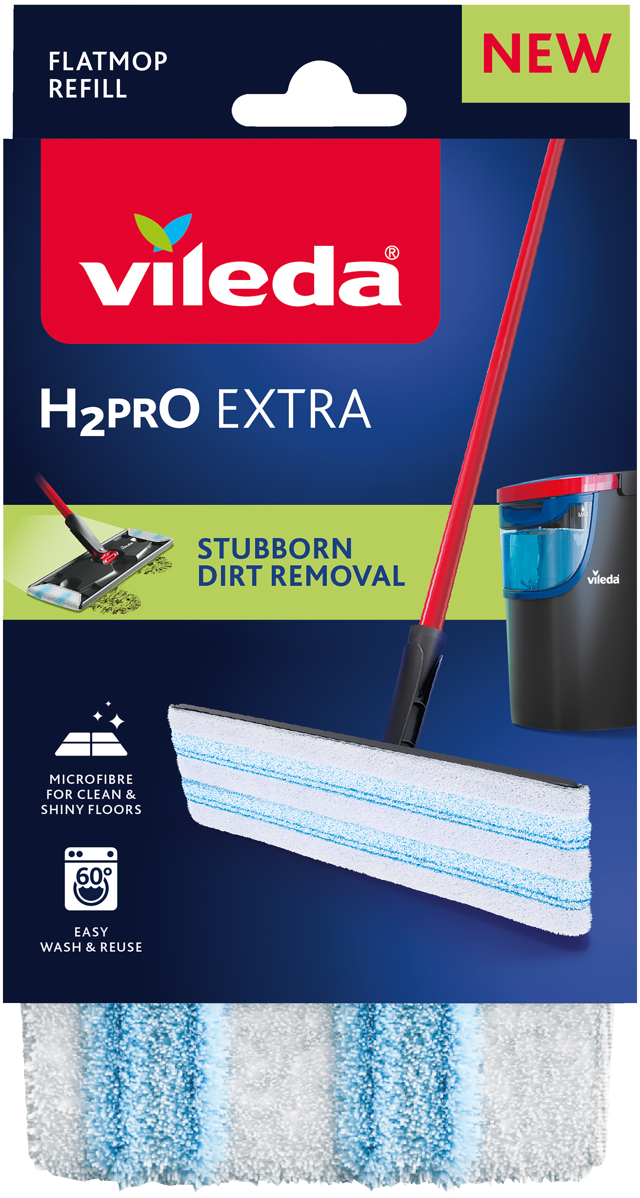 Vileda H2PrO Extra Flat Mop Refill