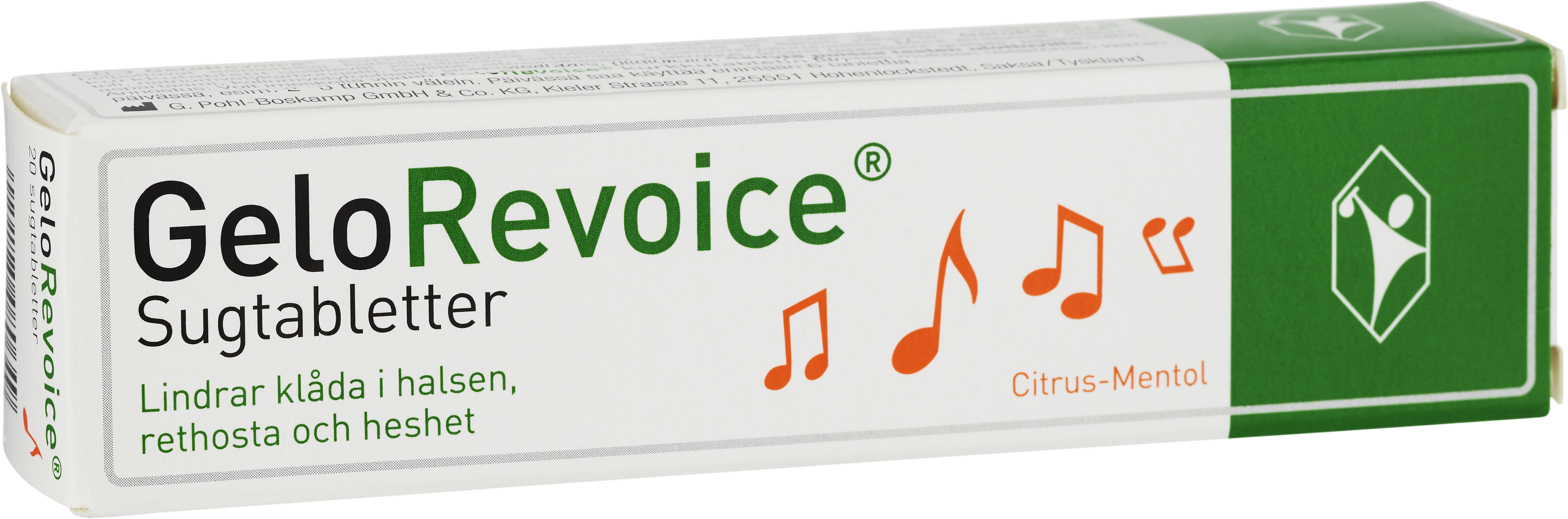 Navamedic AB GeloRevoice Citrus-Mentol 20 st