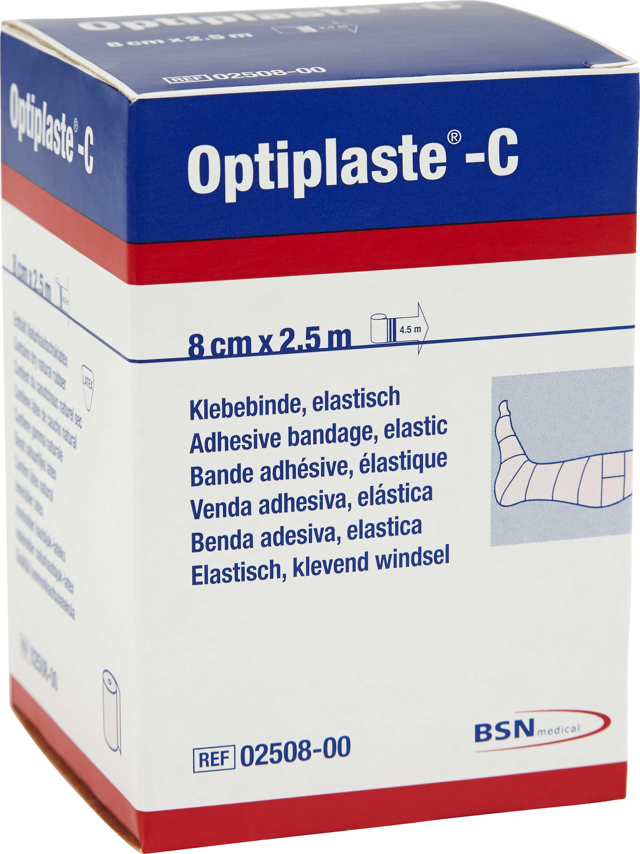 BSN Medical AB Optiplaste-C 2,5 m x 8 cm 1 st