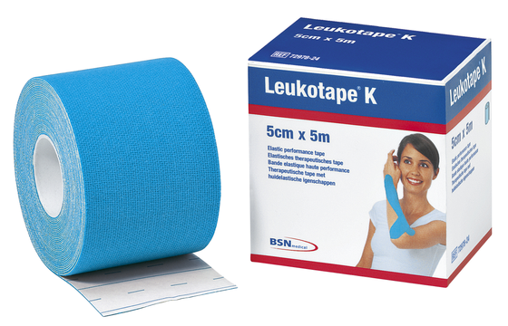Leukotape K 5cm x 5m Blå