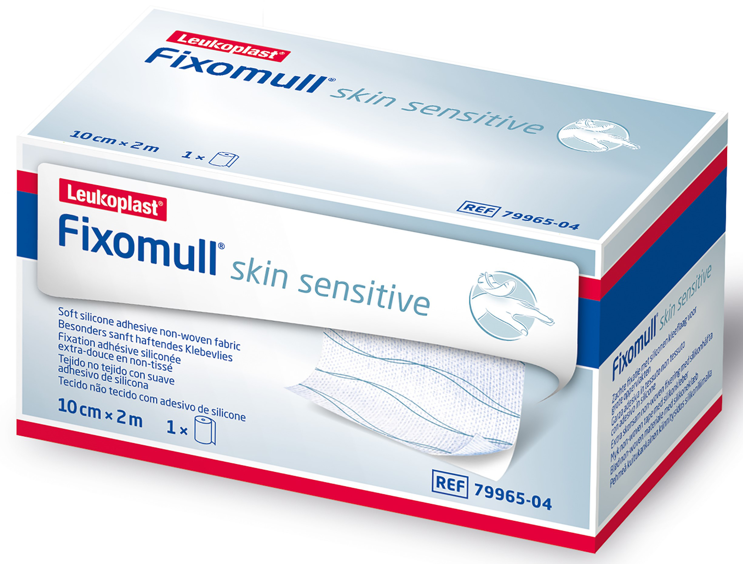 Fixomull skin sensitive 10 cm x 2 m 1 st