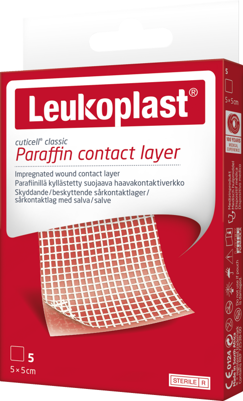 Leukoplast cuticell classic 5 cm x 5 cm 5 st