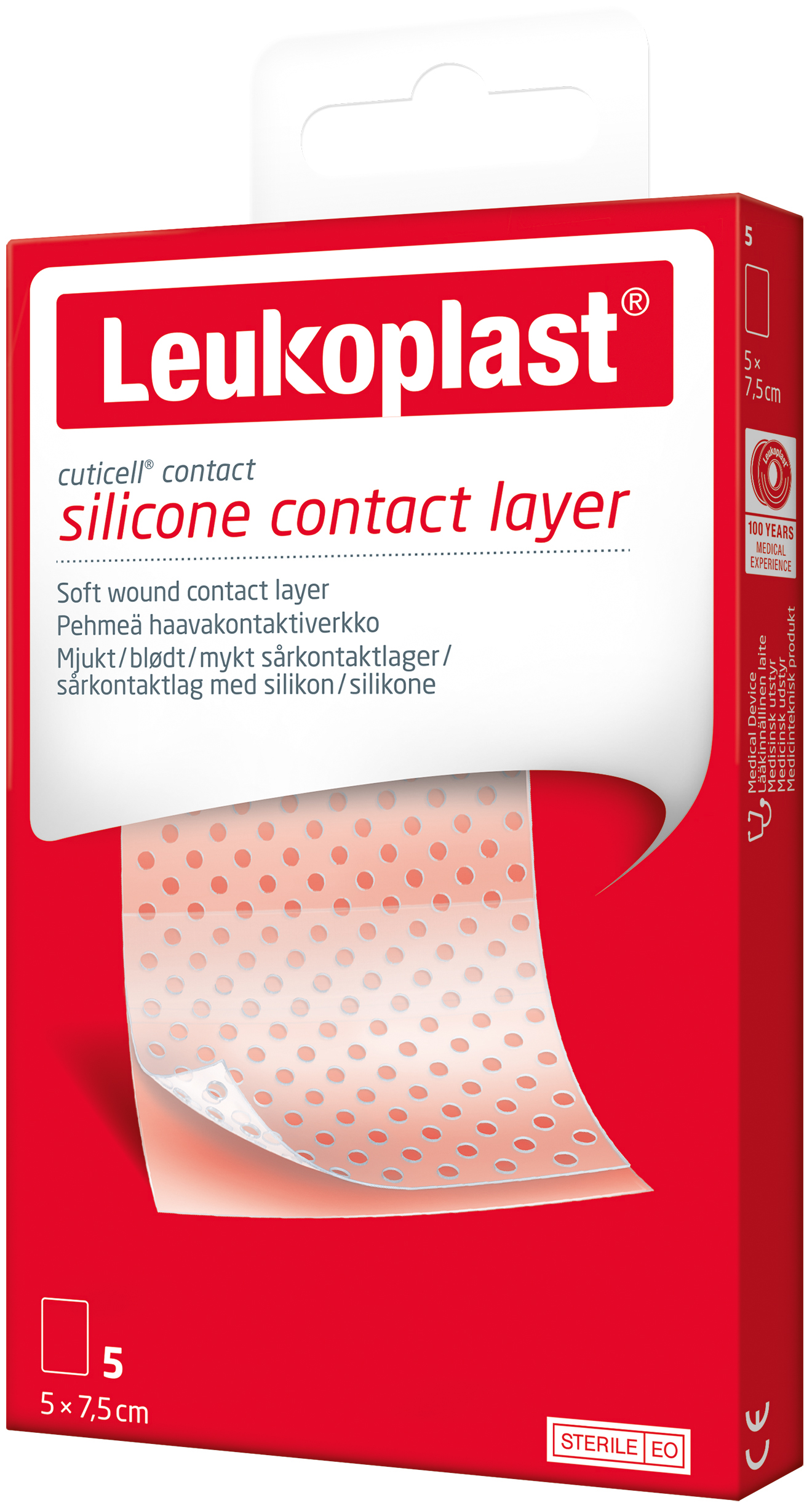 Leukoplast cuticell contact 5 x 7,5 cm 5 st