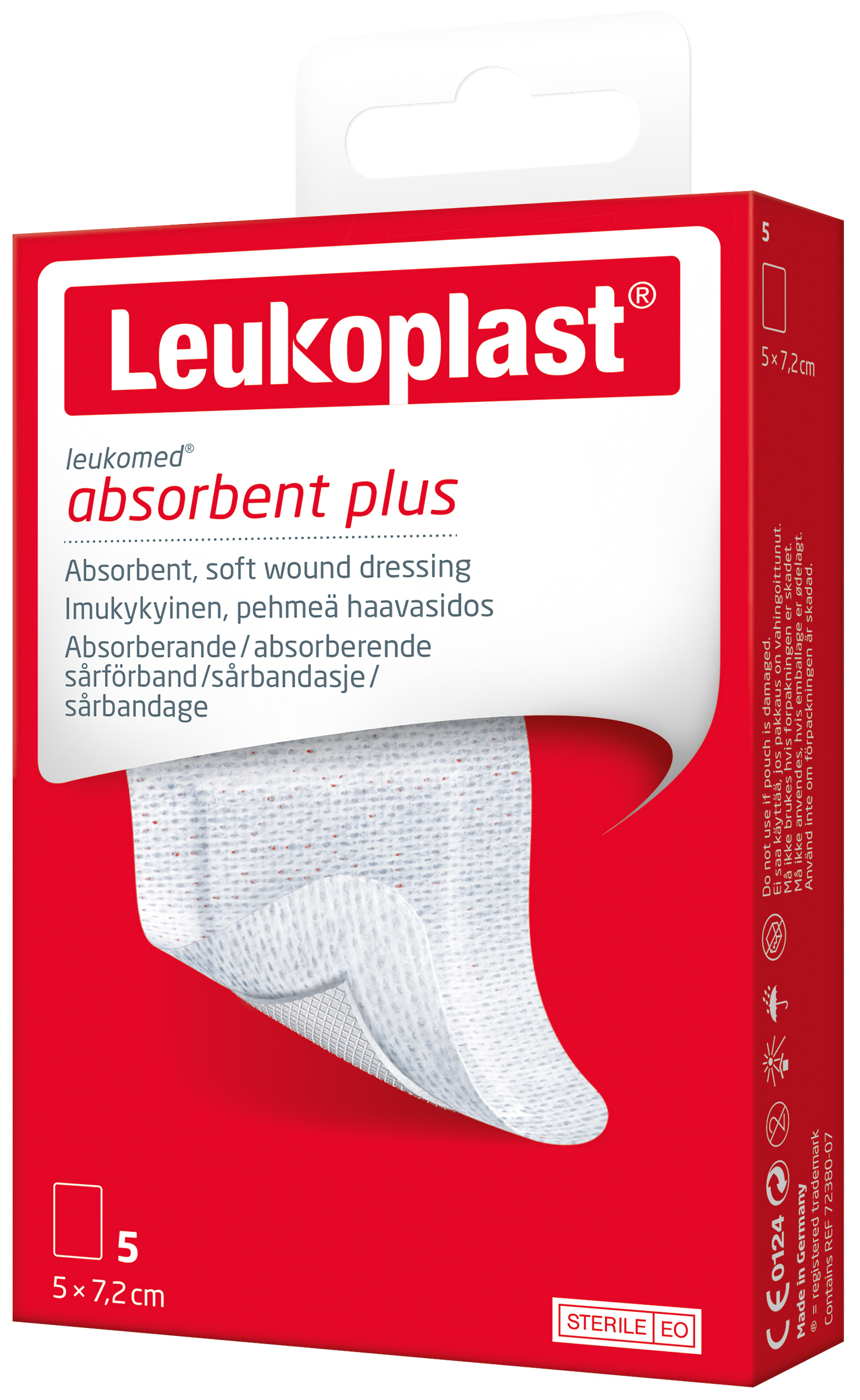 Leukoplast Leukomed sårförband 5 cm x 7,2 cm 5 st