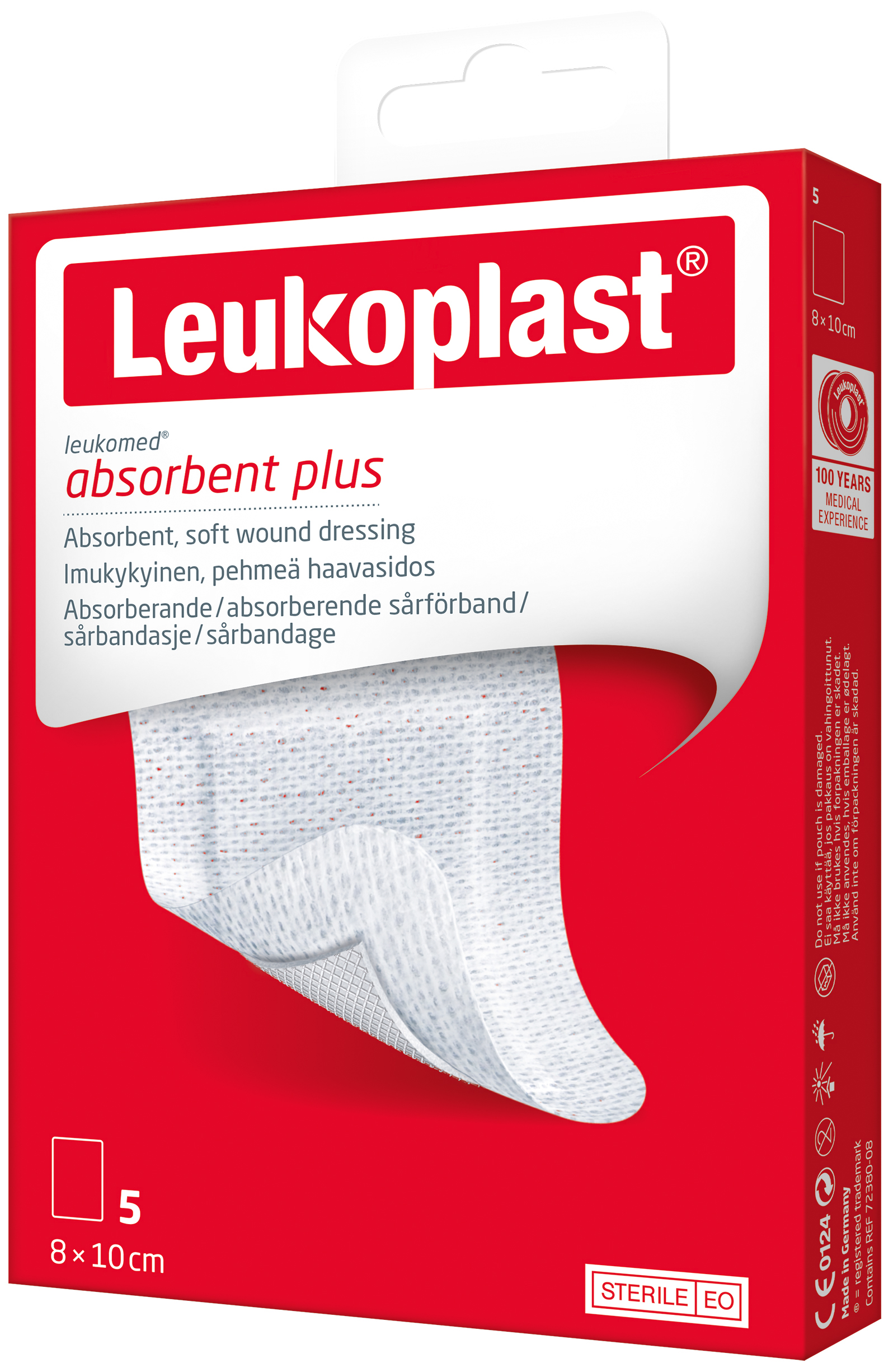 Leukoplast Leukomed sårförband 8 cm x 10 cm 5 st