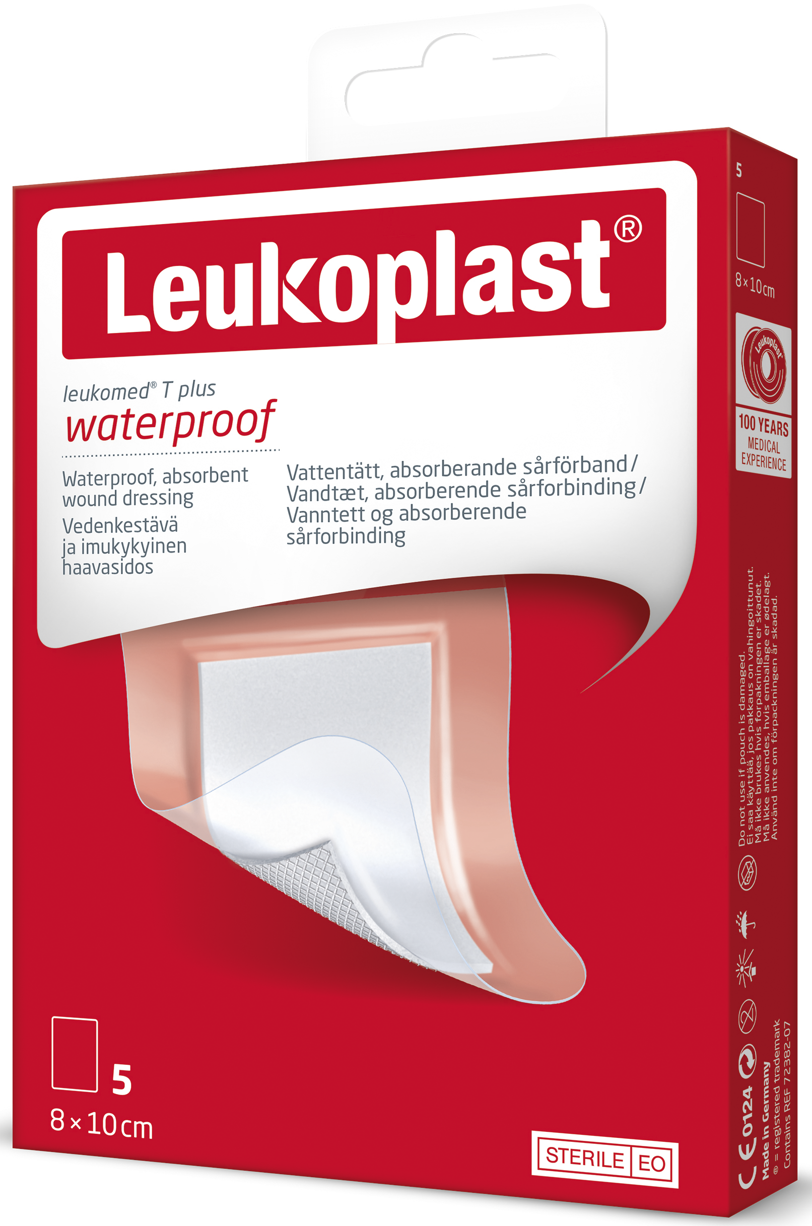 Leukoplast leukomed t plus 8 x 10 cm 5 st