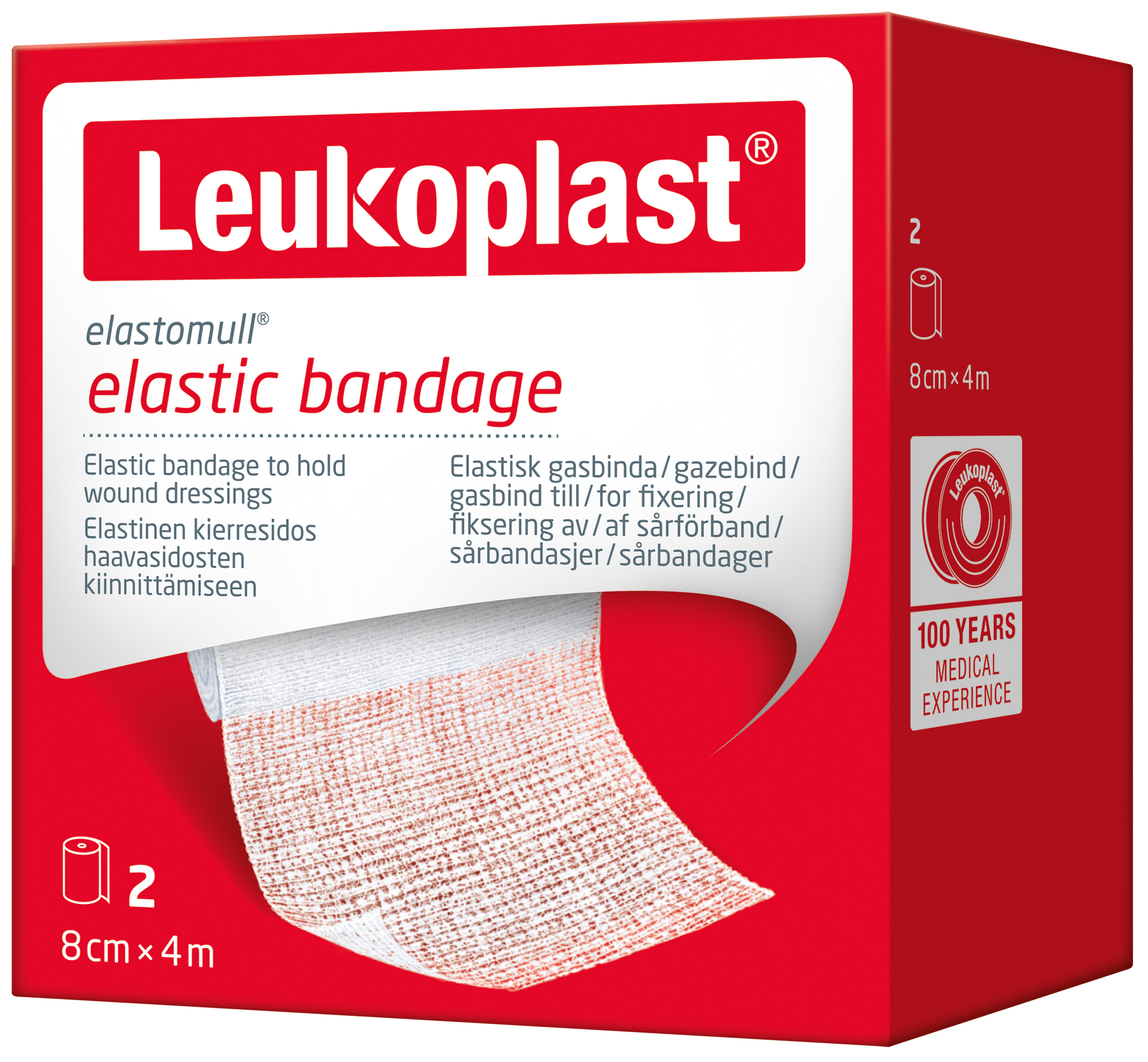 Essity Hygiene and Health AB Leukoplast elastomull 8 cm x 4 m 2 st