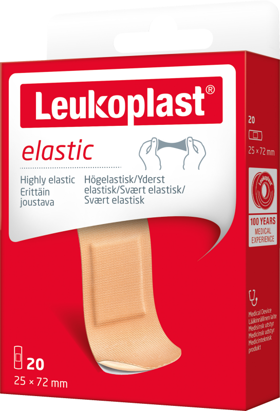 Leukoplast Elastic Strips 28x72 mm 20 st