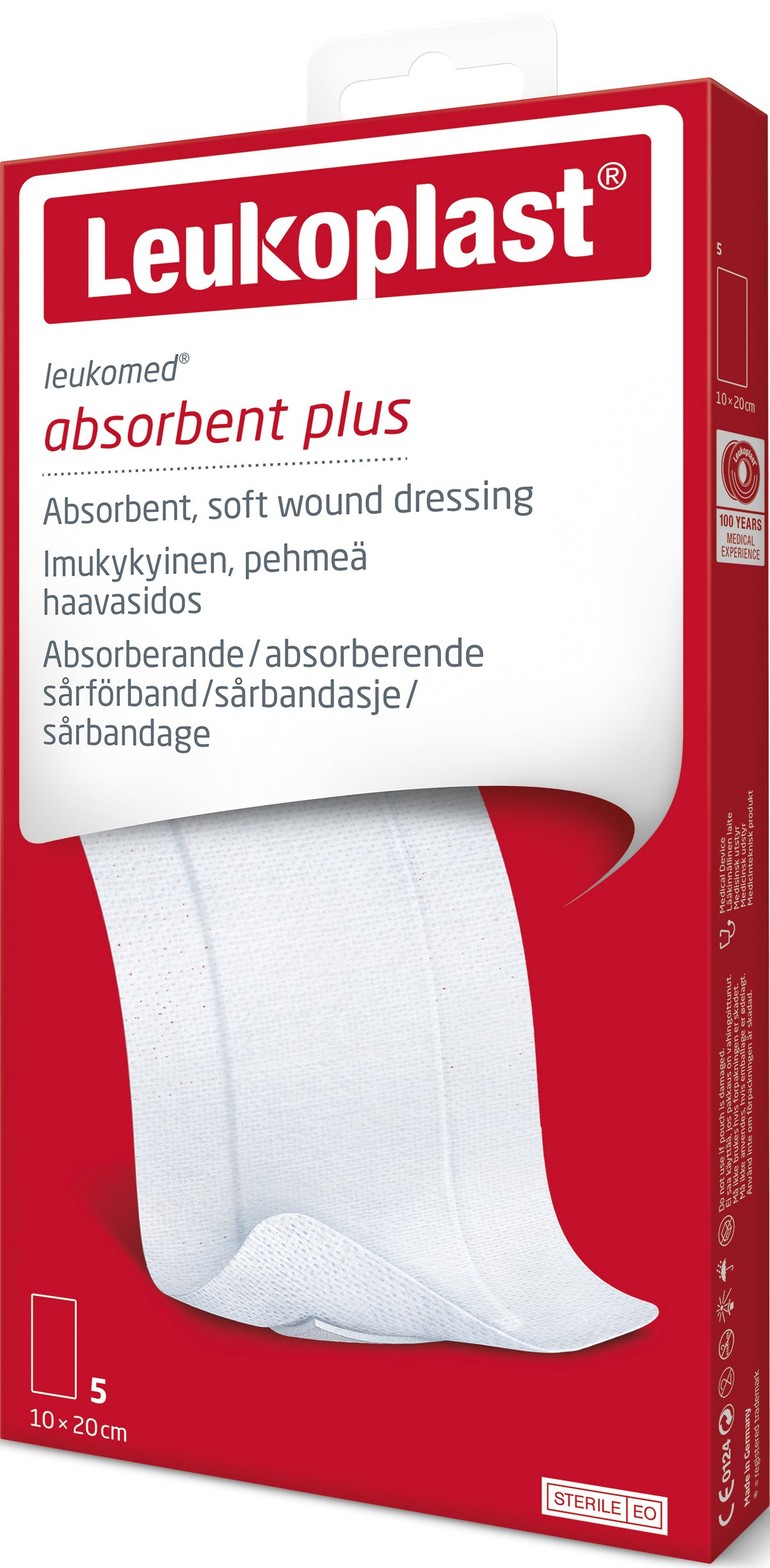 Essity Hygiene and Health AB Leukoplast Leukomed 10 cm x 20 cm 5 st