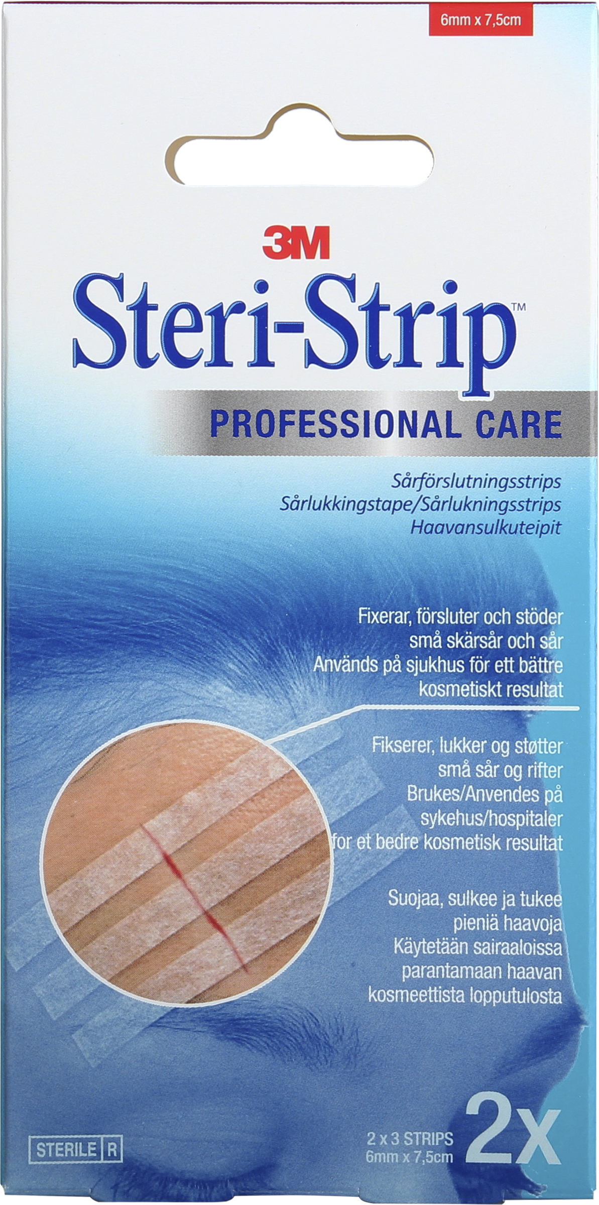 3M Svenska AB Steri-strip Suturtejp brun 6 st