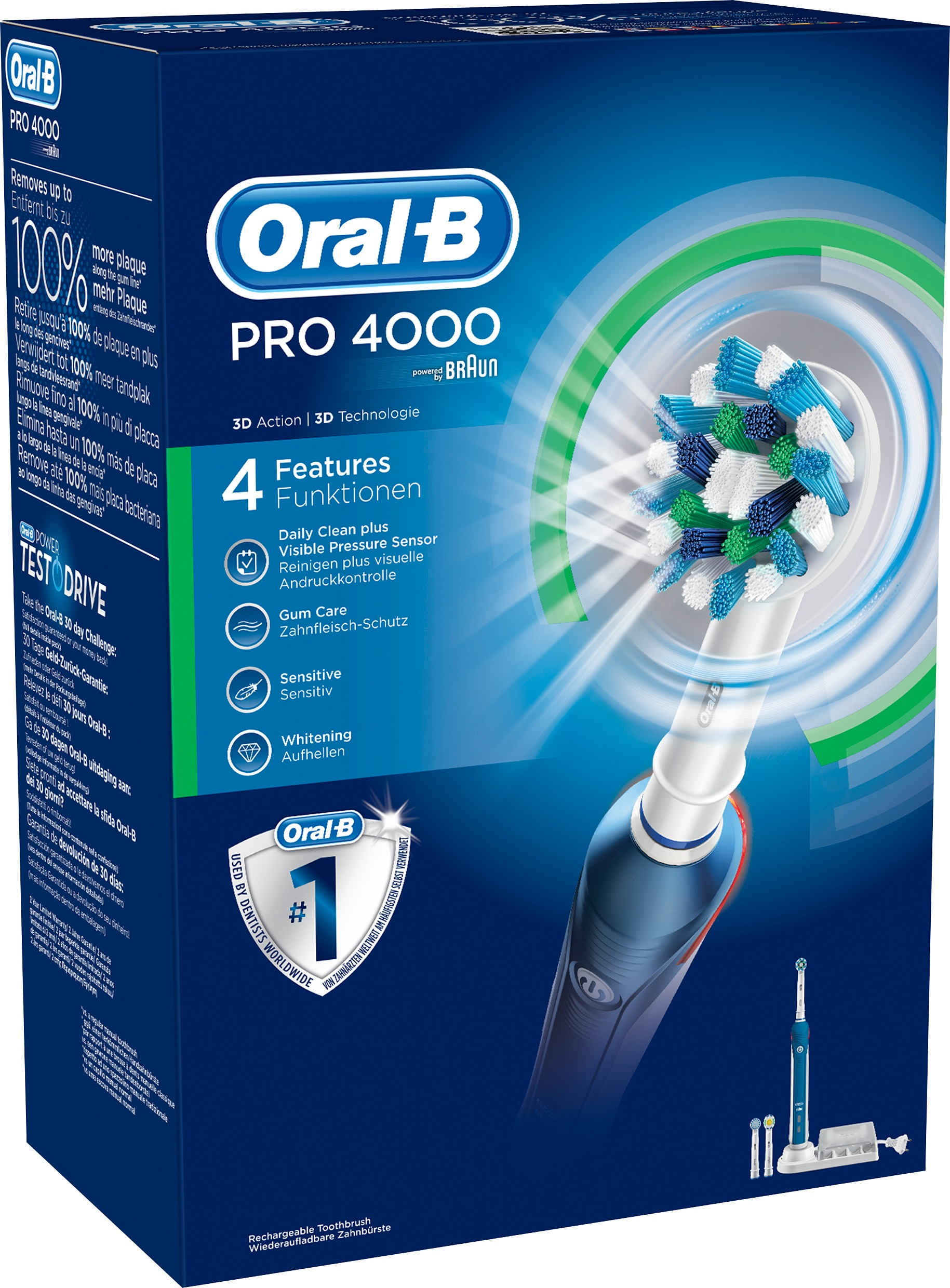 Oral-B Pro4000 CrossAction eltandborste 1 st