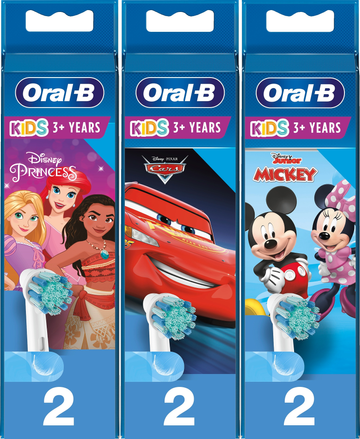 Oral-B Kids Cars/Mickey/Princess Extra Soft Tandborsthuvud   