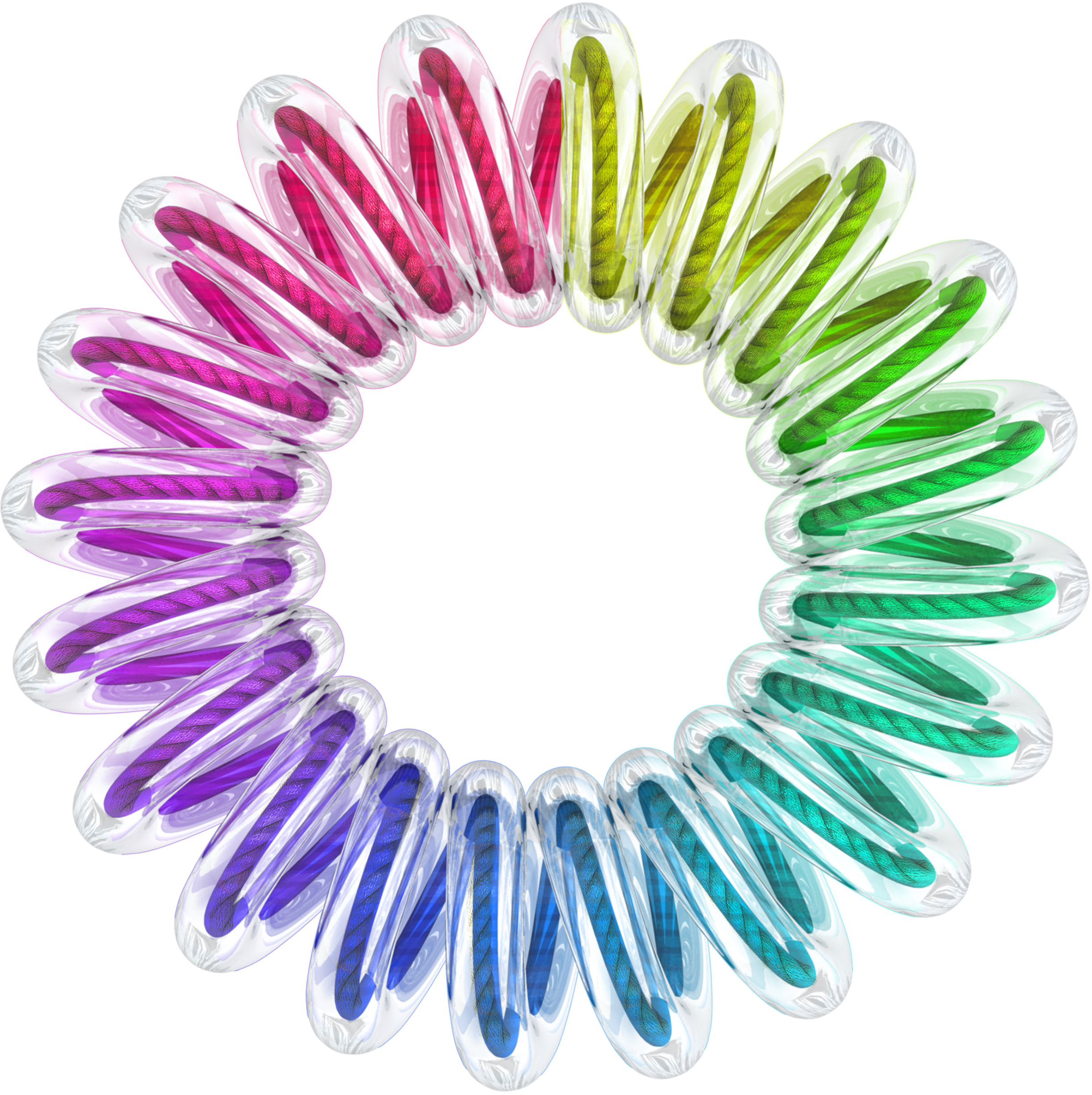 Nordic Beauty Import Oy Invisibobble Kids Magic Rainbow 3 st