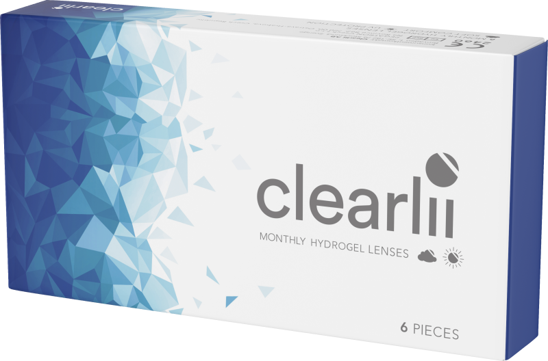 Clearlii Monthly Hydrogel månadslinser -3.75 6 st