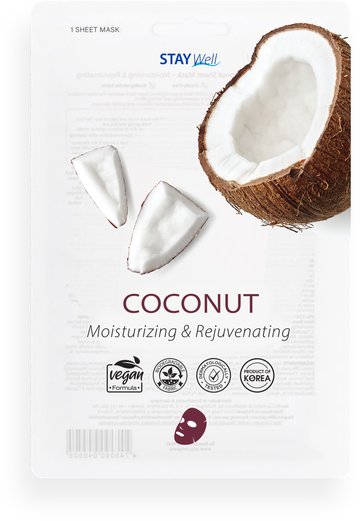 Stay Well Stay Well Vegan Sheet Mask Coconut
