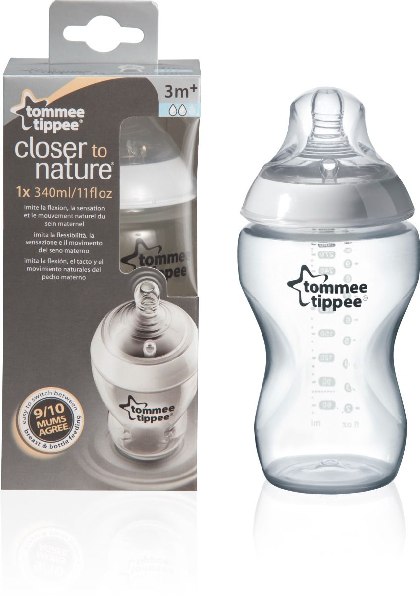 Tommee Tippee Nappflska 340ml Napp2 1 st