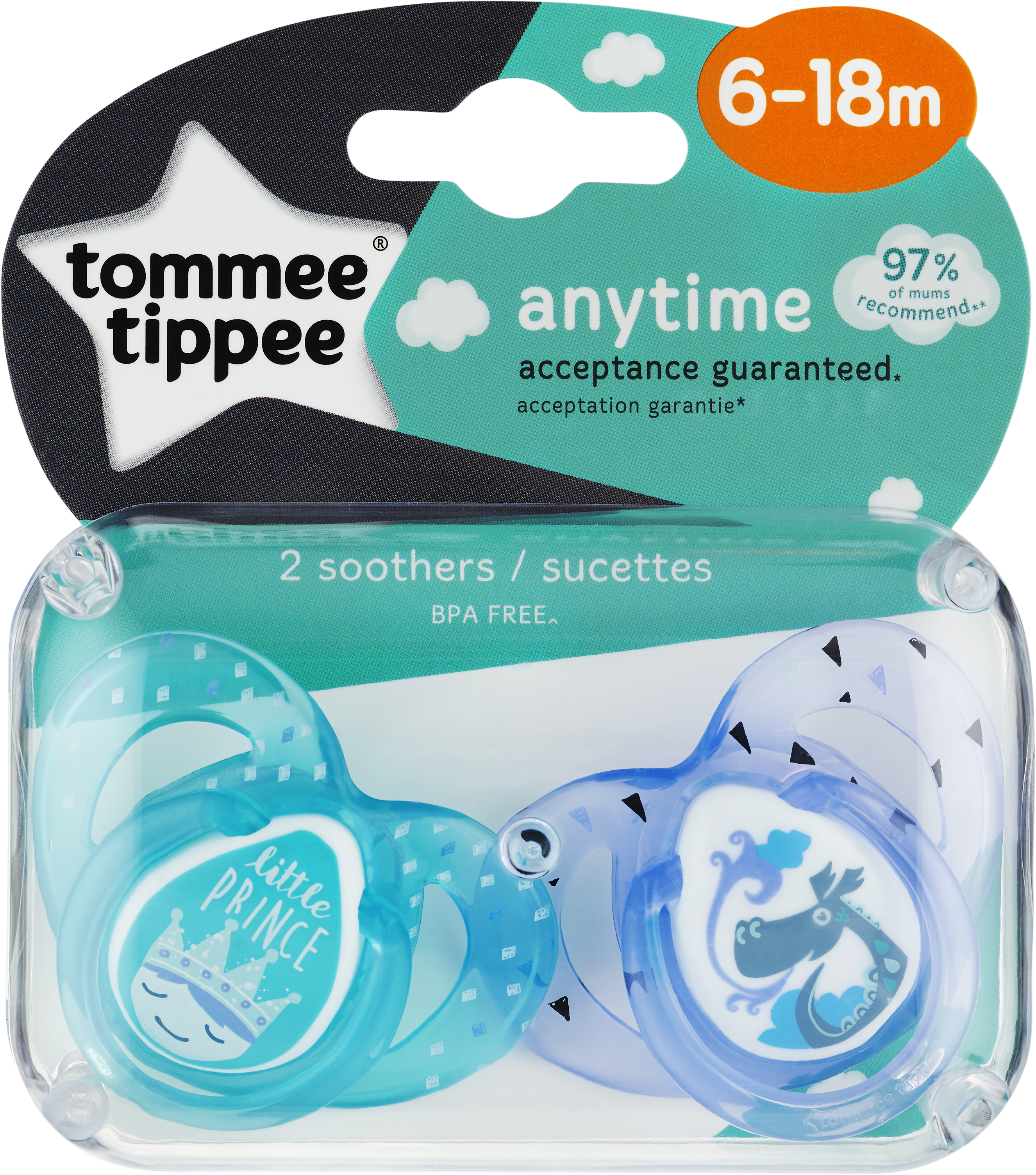 Tommee Tippee Sugnapp anytime 6-18mån 1 st