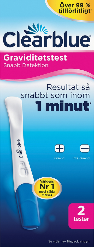 Clearblue graviditetstest 2-pack