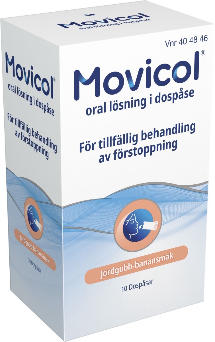 Movicol, oral lösning i dospåse