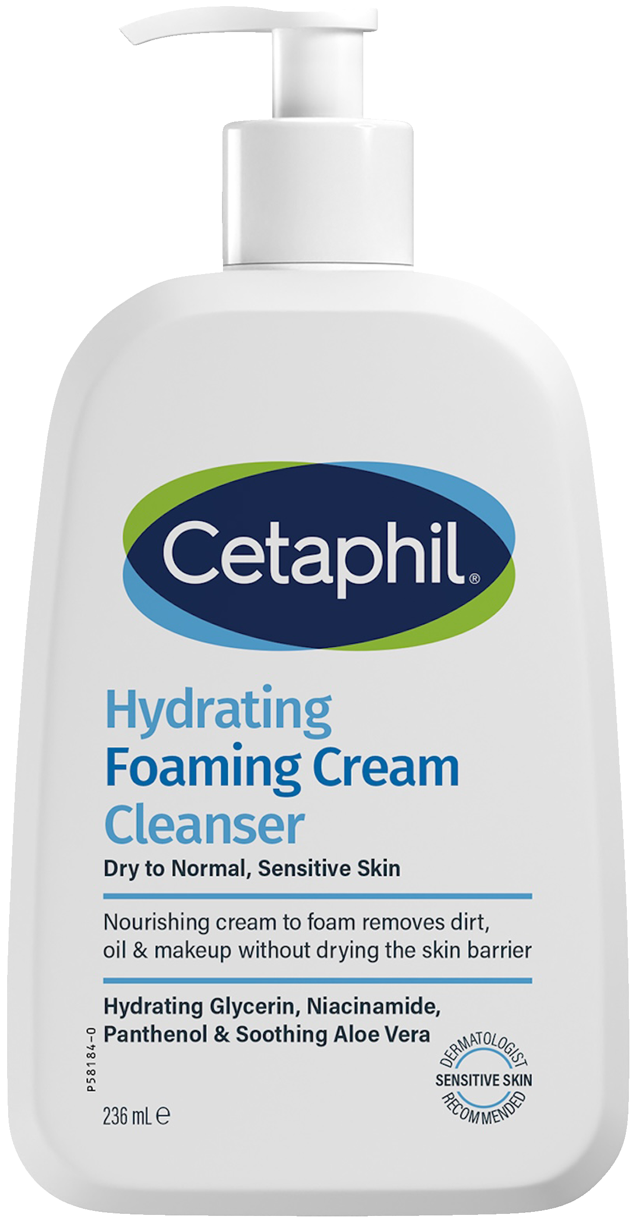 Cetaphil Hydrating Foaming Cream Cleanser 