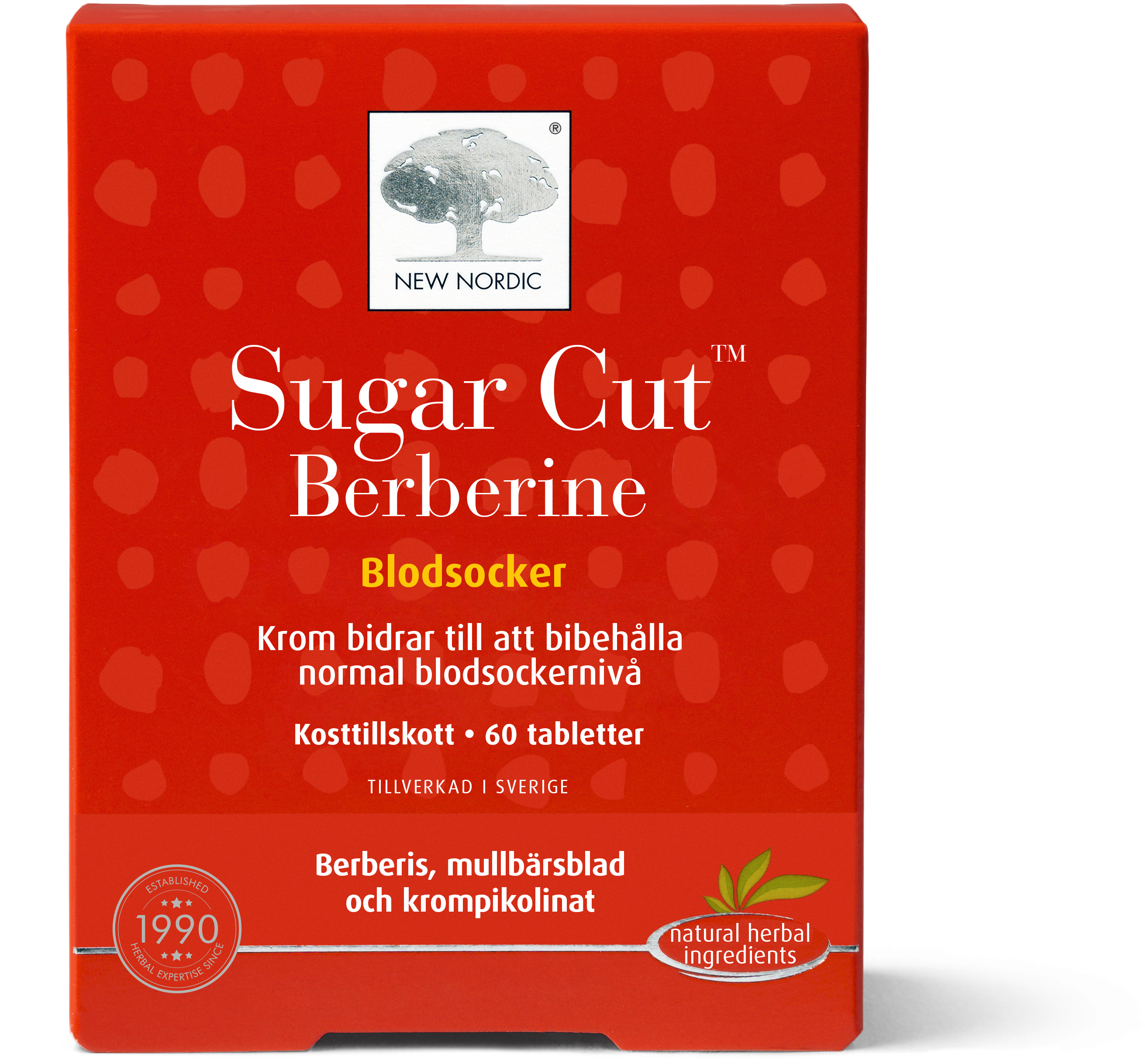 New Nordic Sugar Cut Berberine 60 st