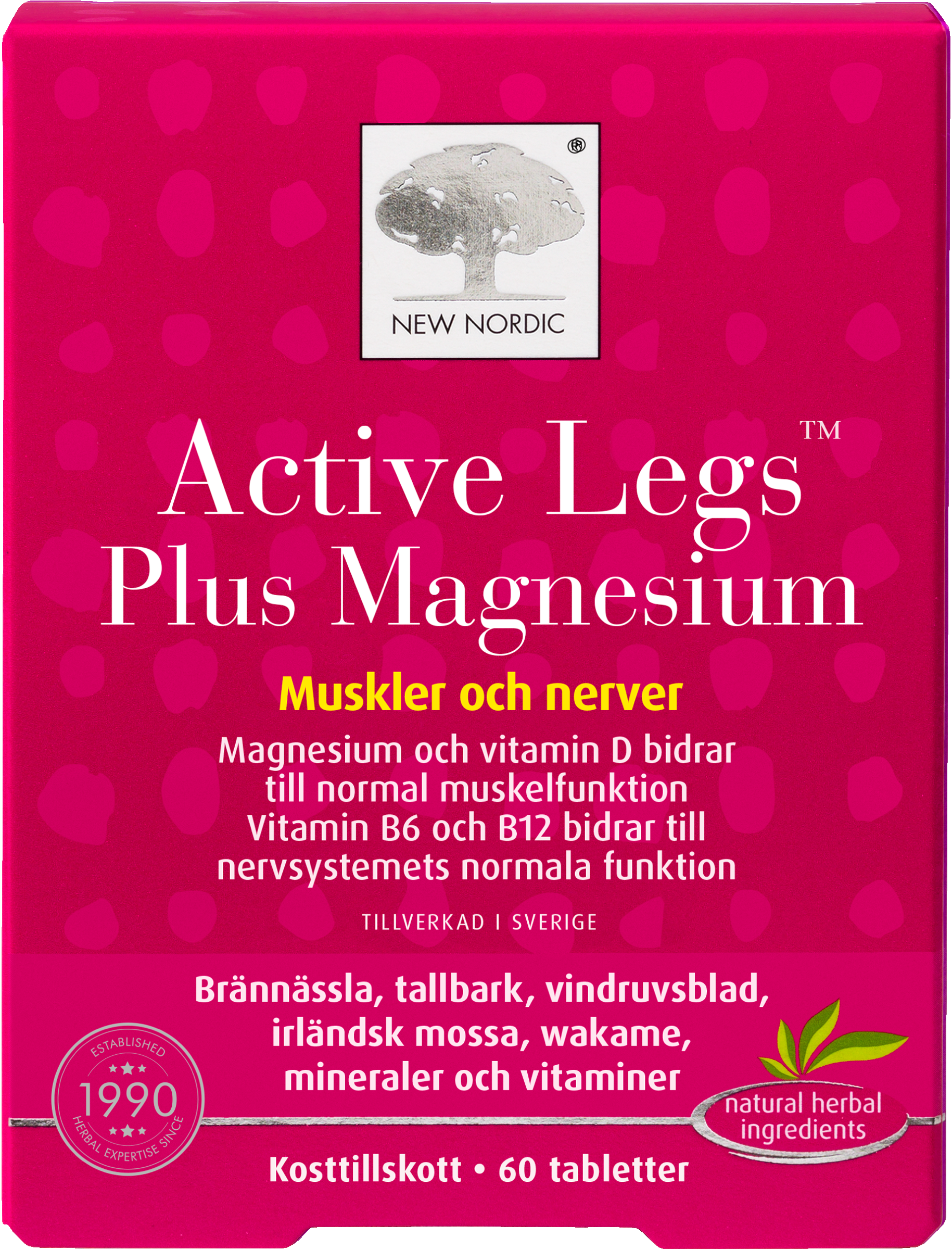 New Nordic active legs plus magnesium