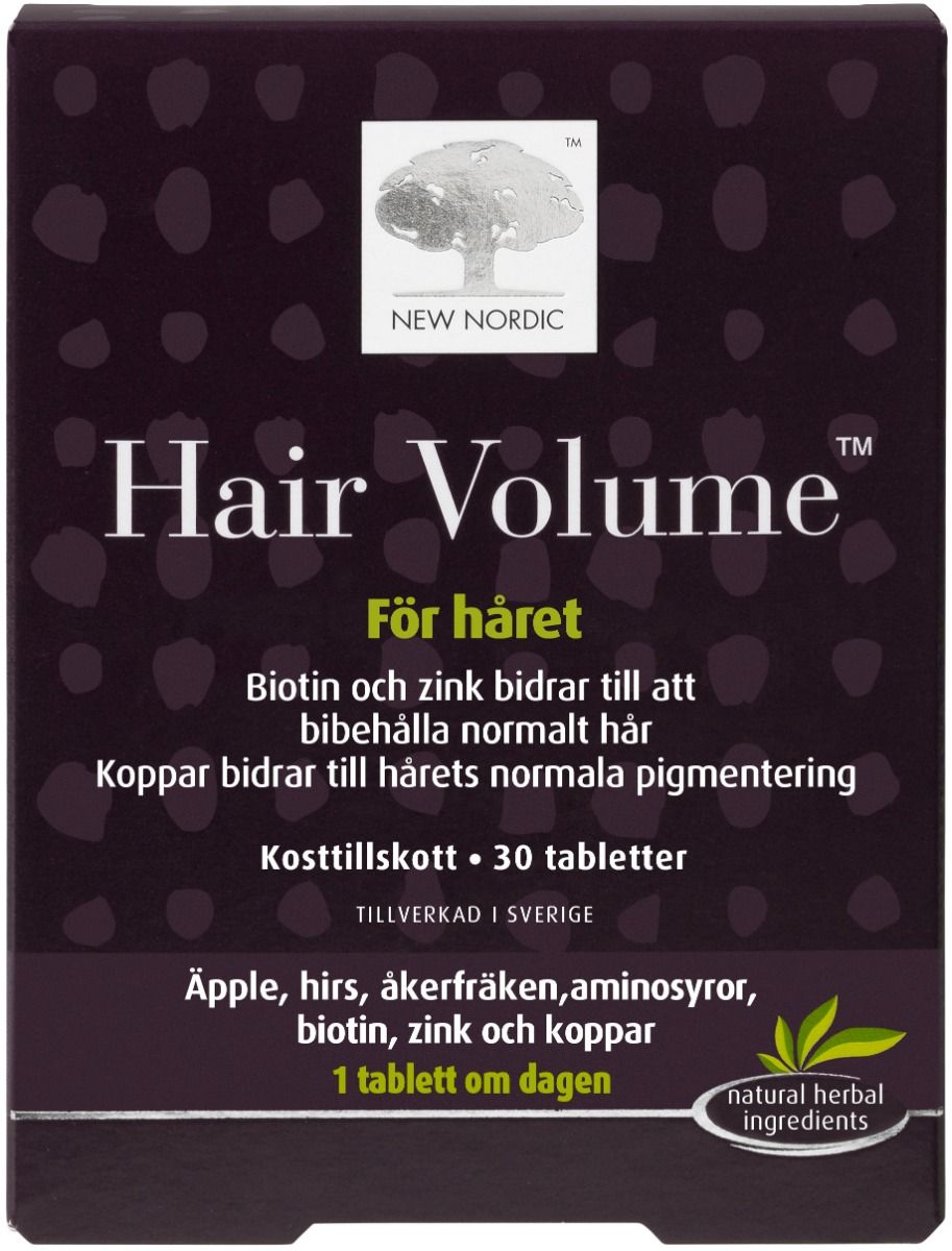 New Nordic AB New Nordic Hair Volume 30 st