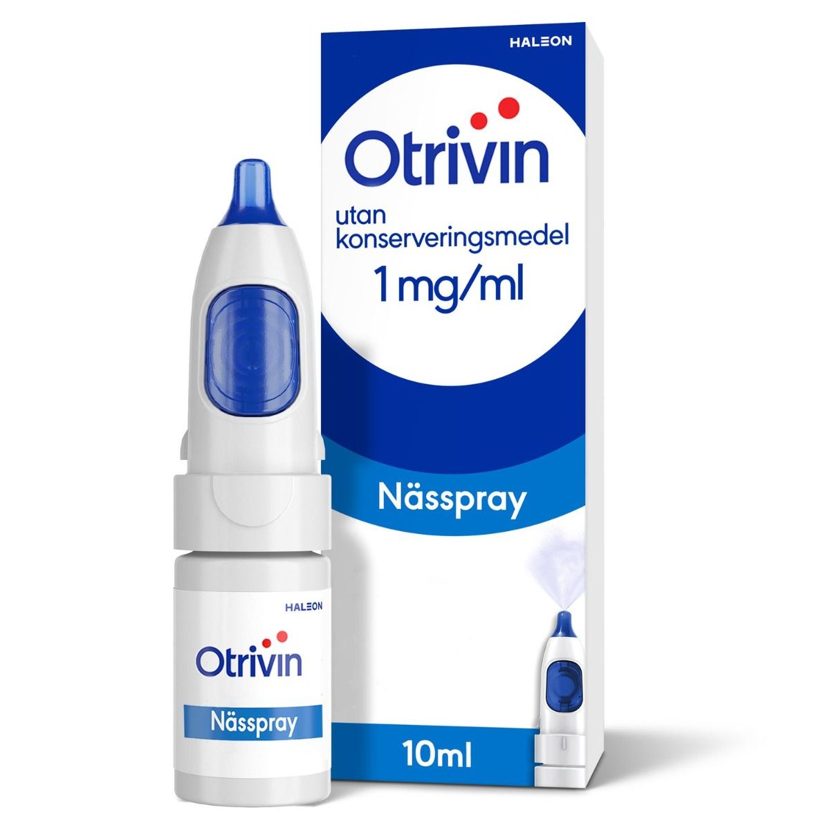 Otrivin utan konserveringsmedel, nässpray, lösning 1 mg/ml