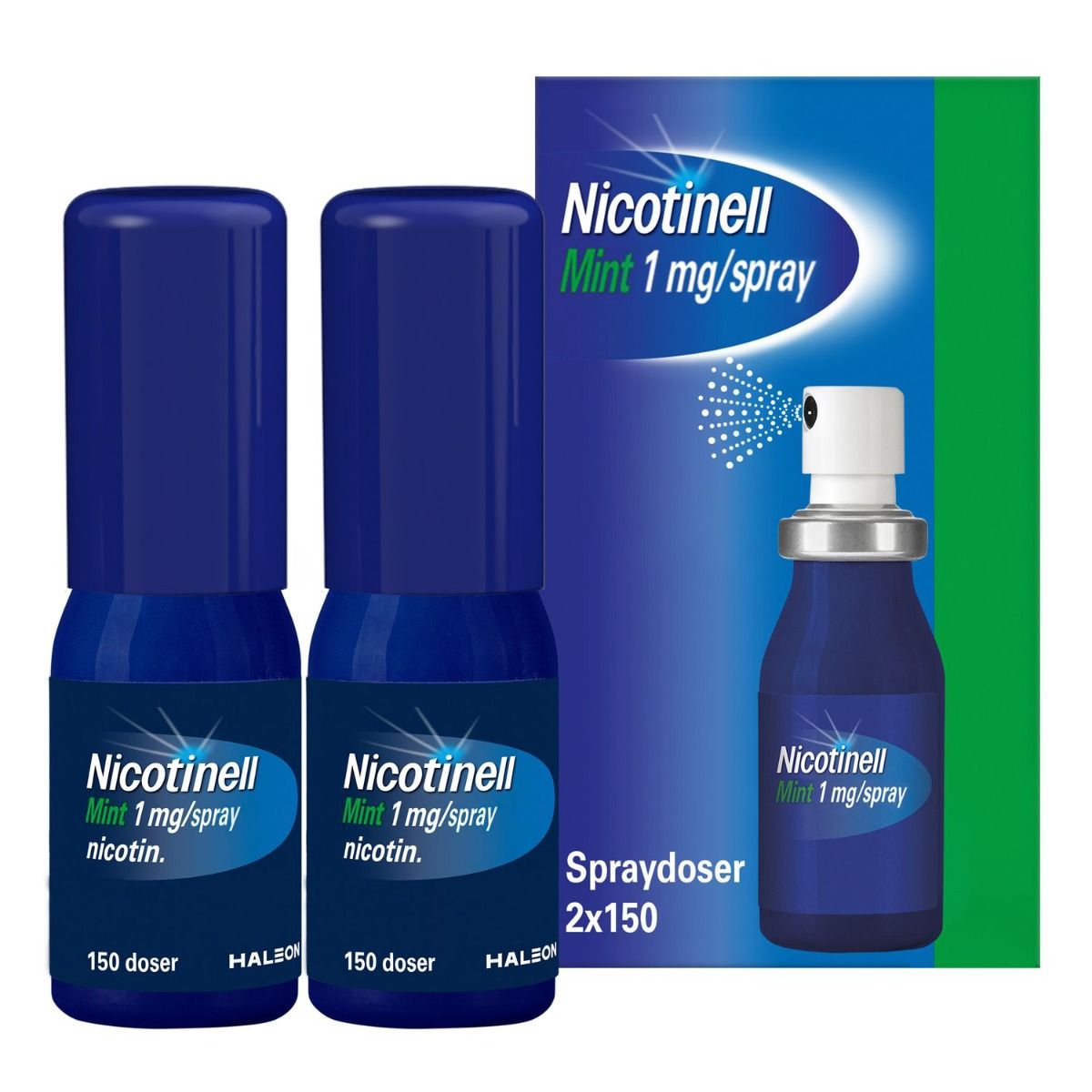 Nicotinell Mint, munhålespray, lösning 1 mg/spray