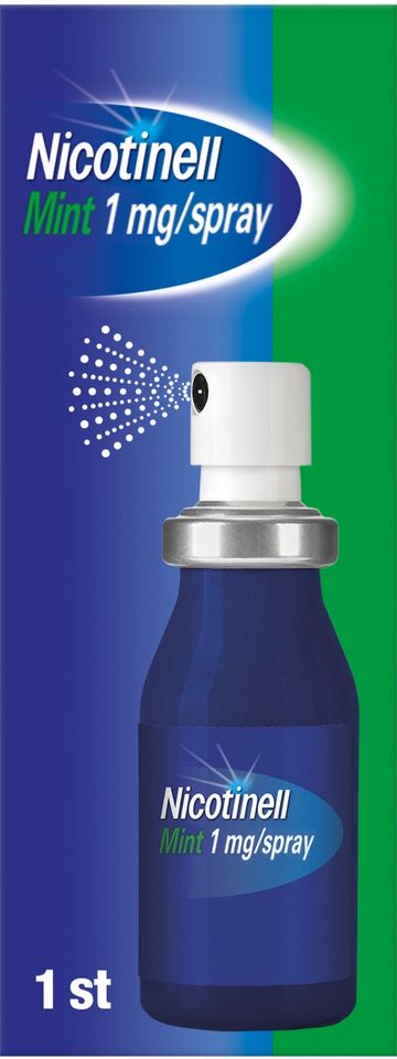 Nicotinell Mint, munhålespray, lösning 1 mg/spray
