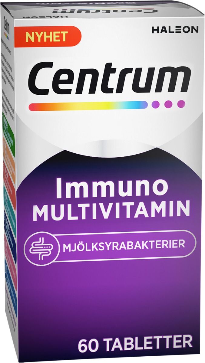 Centrum Immuno Multivitamin + Mjölksyrabakterier 60 st