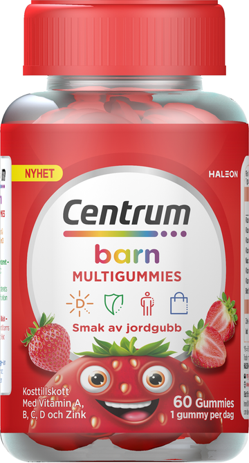 Centrum Multigummies barn jordgubb